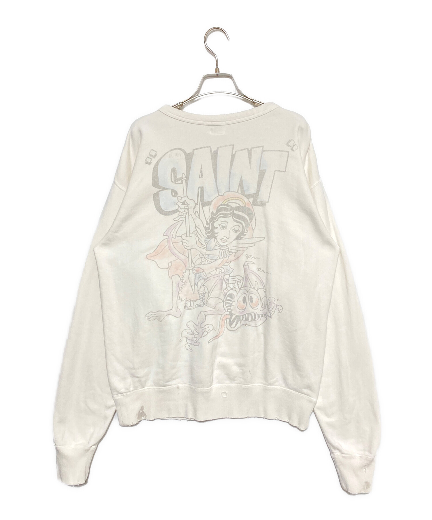 中古・古着通販】SAINT MICHAEL (セントマイケル) スウェット ホワイト