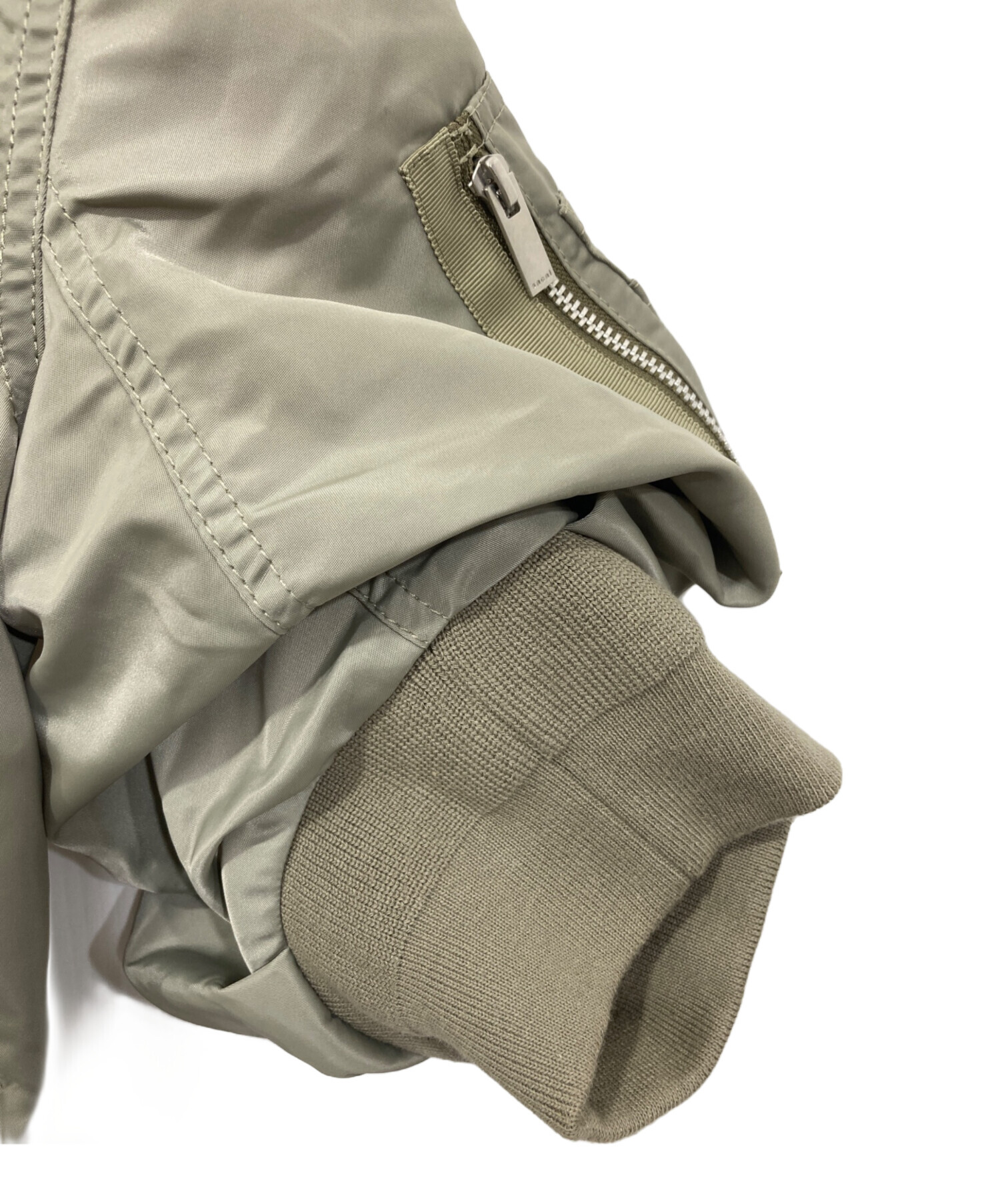 中古・古着通販】sacai (サカイ) Nylon TWILL Blouson オリーブ サイズ