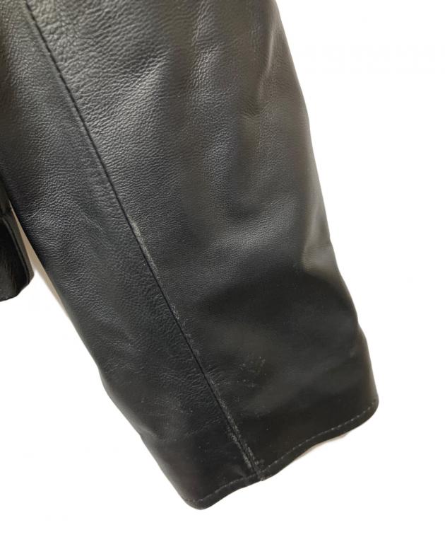 中古・古着通販】もりのがっこう (モリノガッコウ) ラムレザーダブル