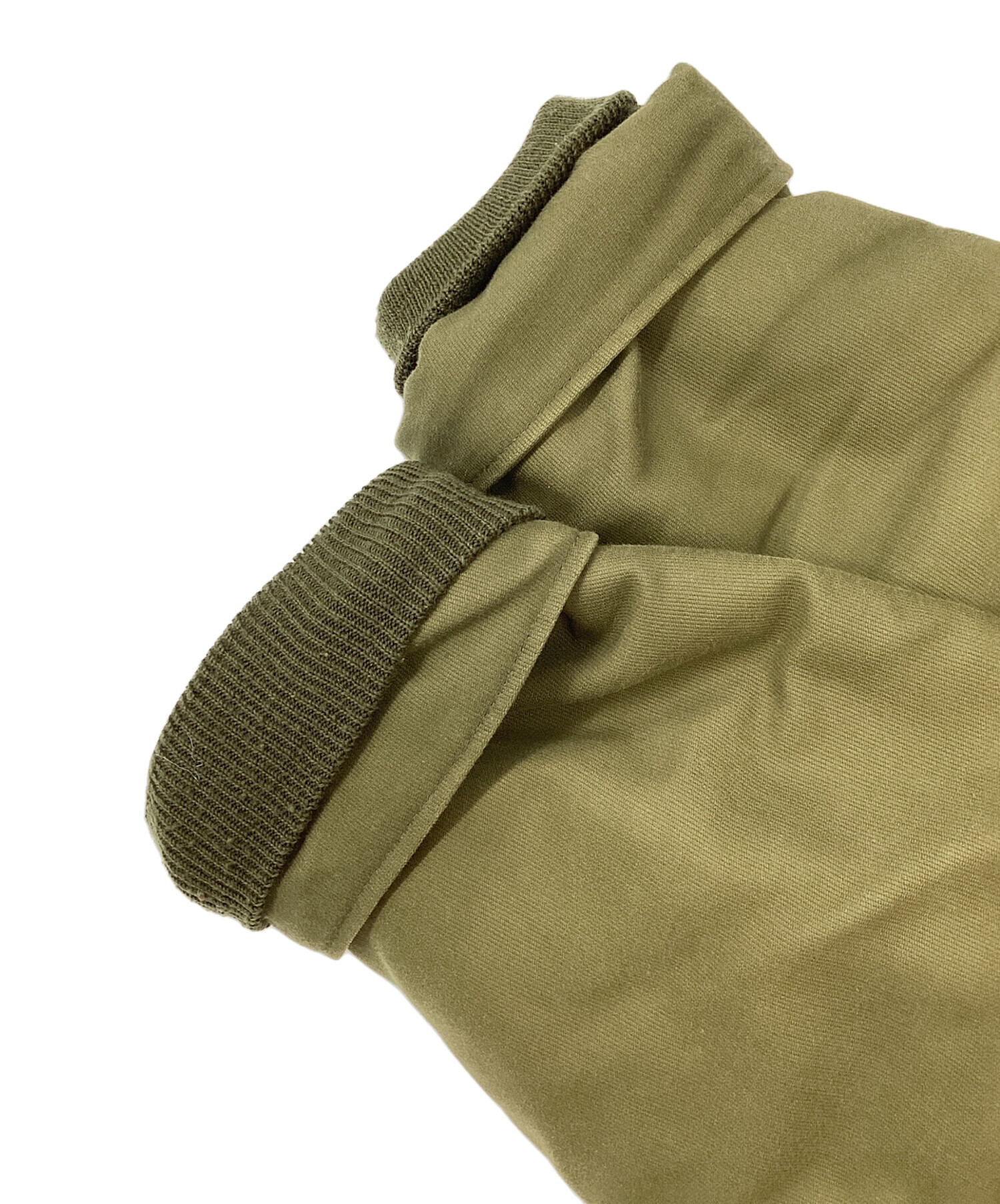 HOUSTON N-1デッキジャケット カーキ SIZE:38 中古・古着通販】HOUSTON (ヒューストン) N-1デッキジャケット カーキ