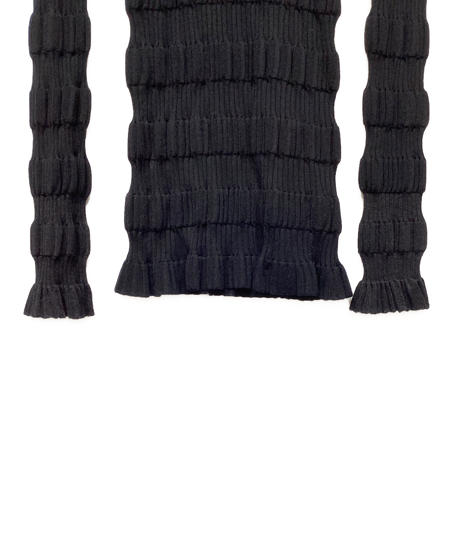 【FETICO】22AW STRIPE RIB KNIT JUMPERニット 中古・古着通販】FETICO (フェティコ) STRIPE RIB KNIT JUMPER FTC224