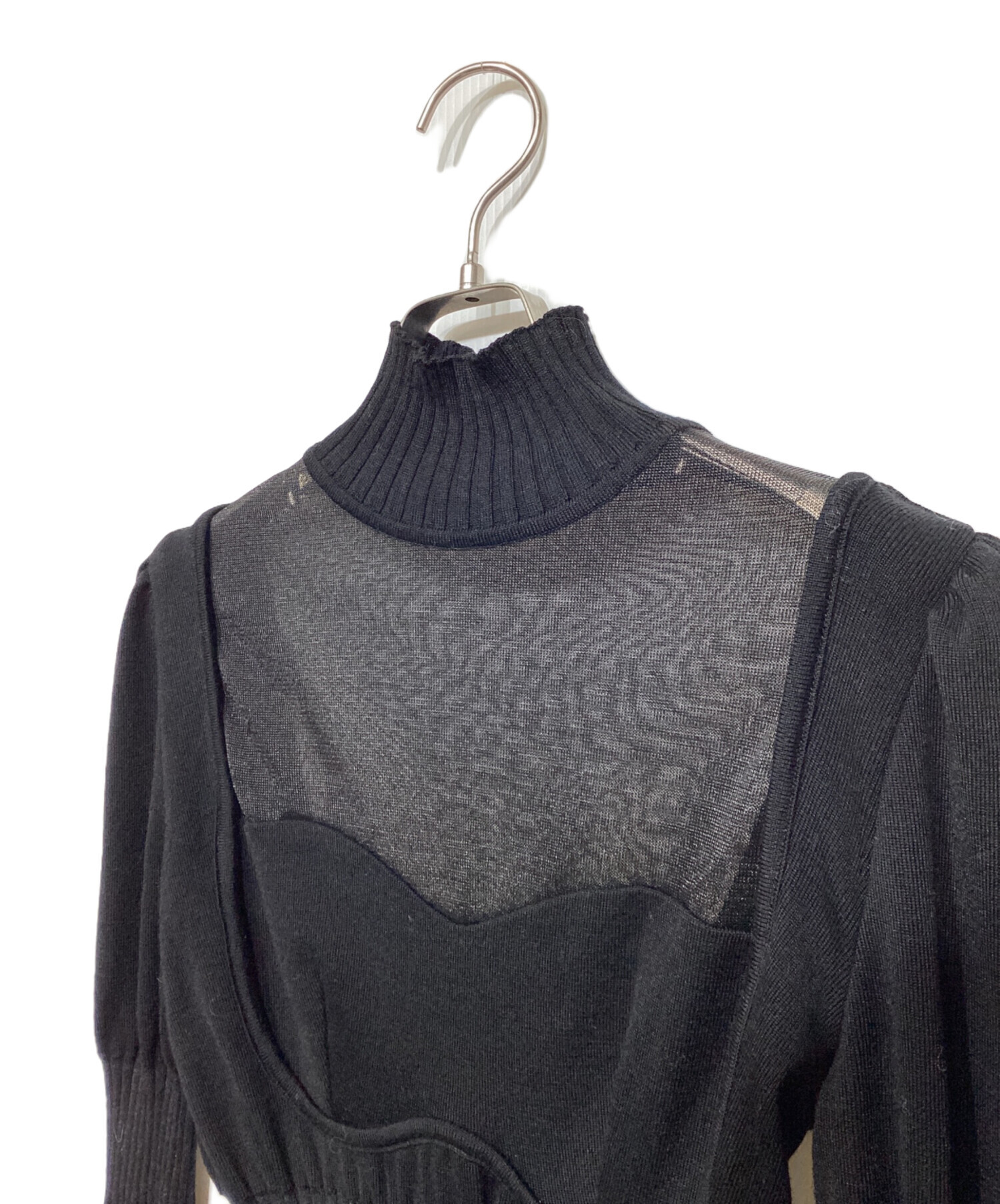 中古・古着通販】FETICO (フェティコ) STRIPE RIB KNIT JUMPER FTC224