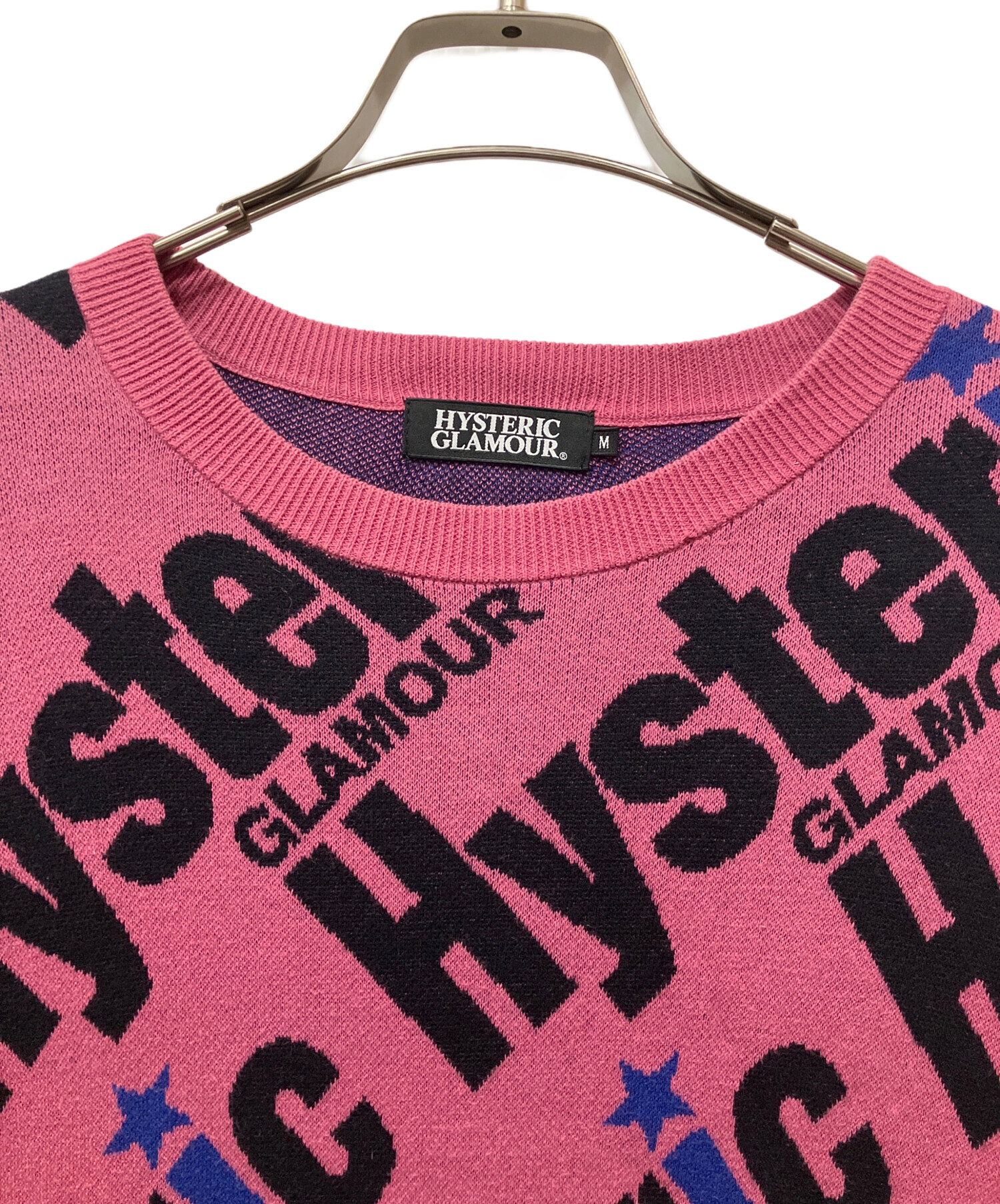 中古・古着通販】Hysteric Glamour (ヒステリックグラマー) 総柄ニット