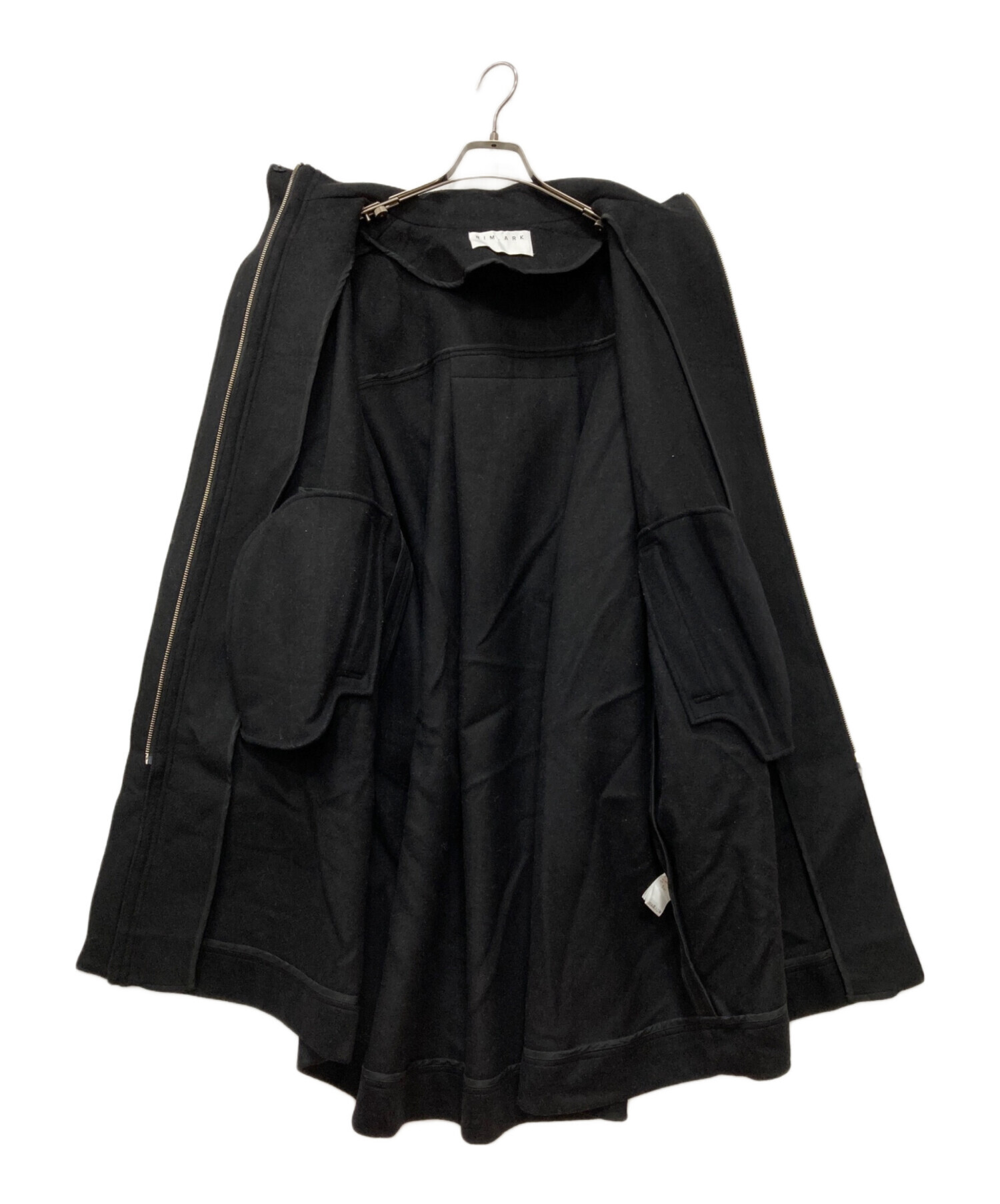 中古・古着通販】RIM.ARK (リムアーク) Wool hoodie over CT ブラック 