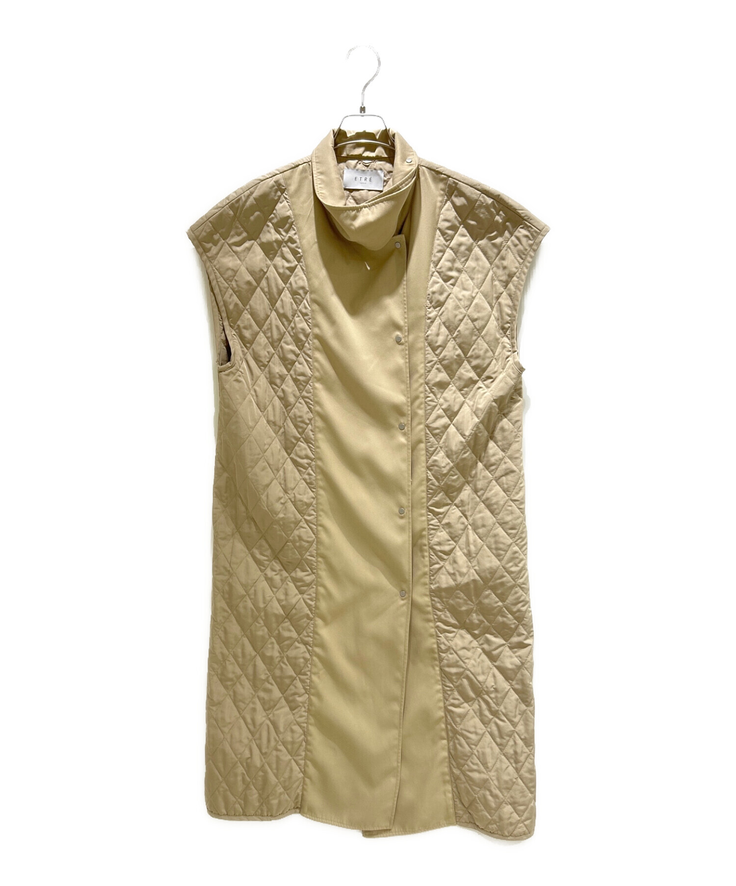 ETRE TOKYO ボンディングカットオフコート ベージュ 定価4.2万円 ETRE TOKYO（エトレトウキョウ）の「ボンディングカットオフコート