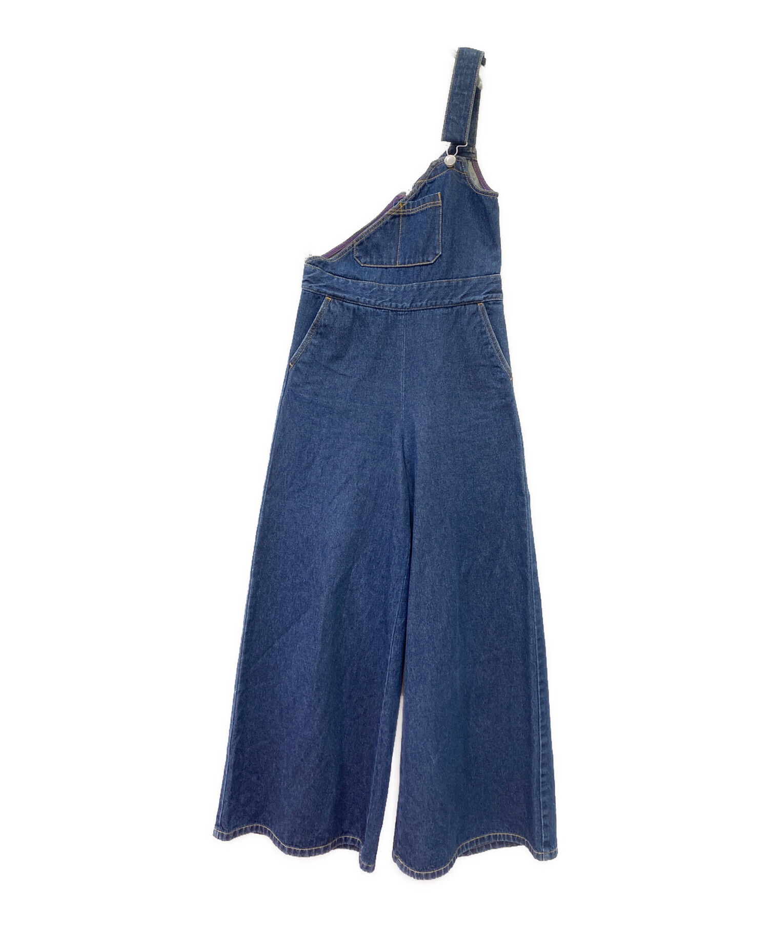 パメオポーズ　サロペットパンツ　新品未使用タグ付き 中古・古着通販】PAMEO POSE (パメオポーズ) ワンショルダーデニム