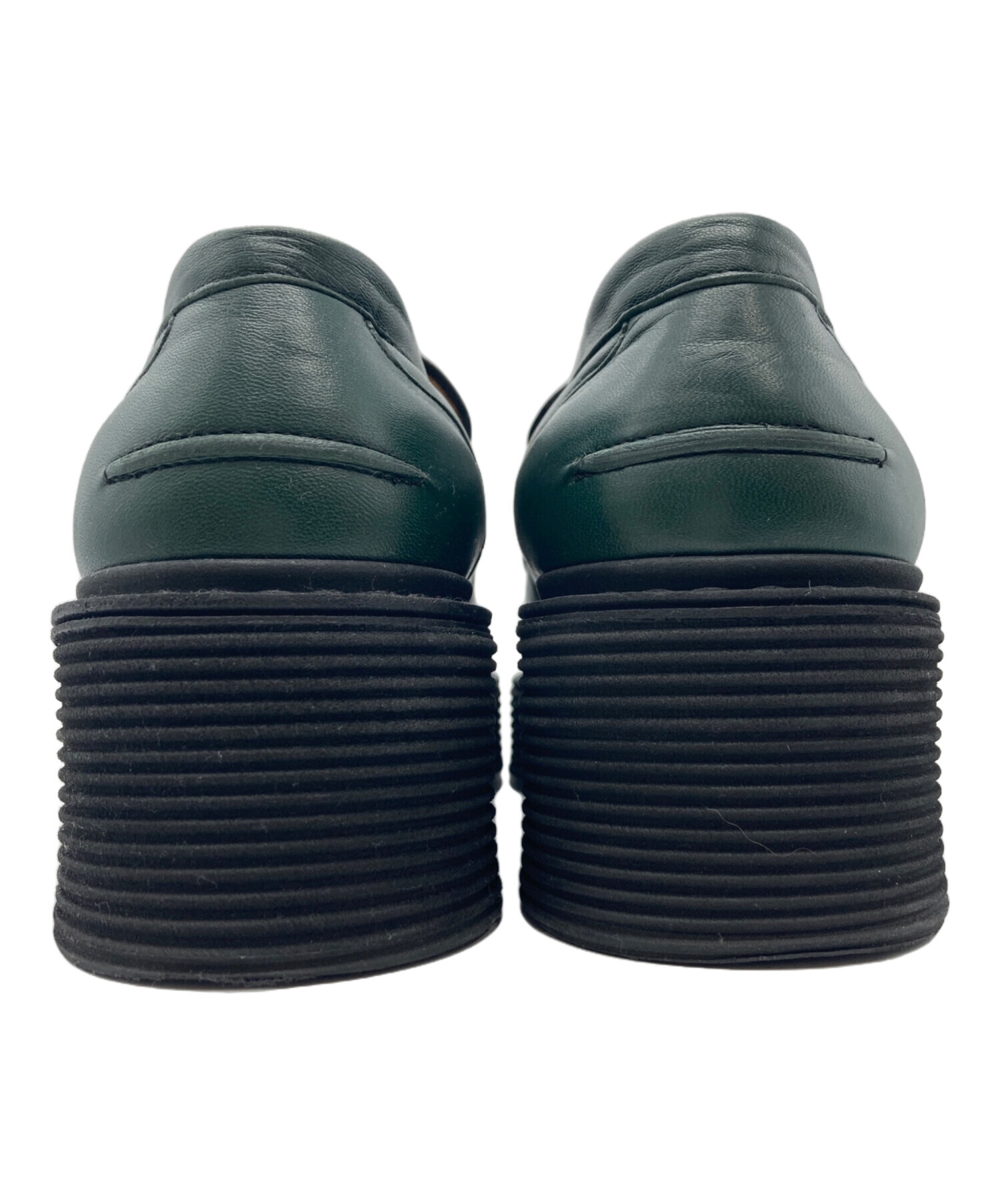 中古・古着通販】MARNI (マルニ) thick sole loafers グリーン サイズ