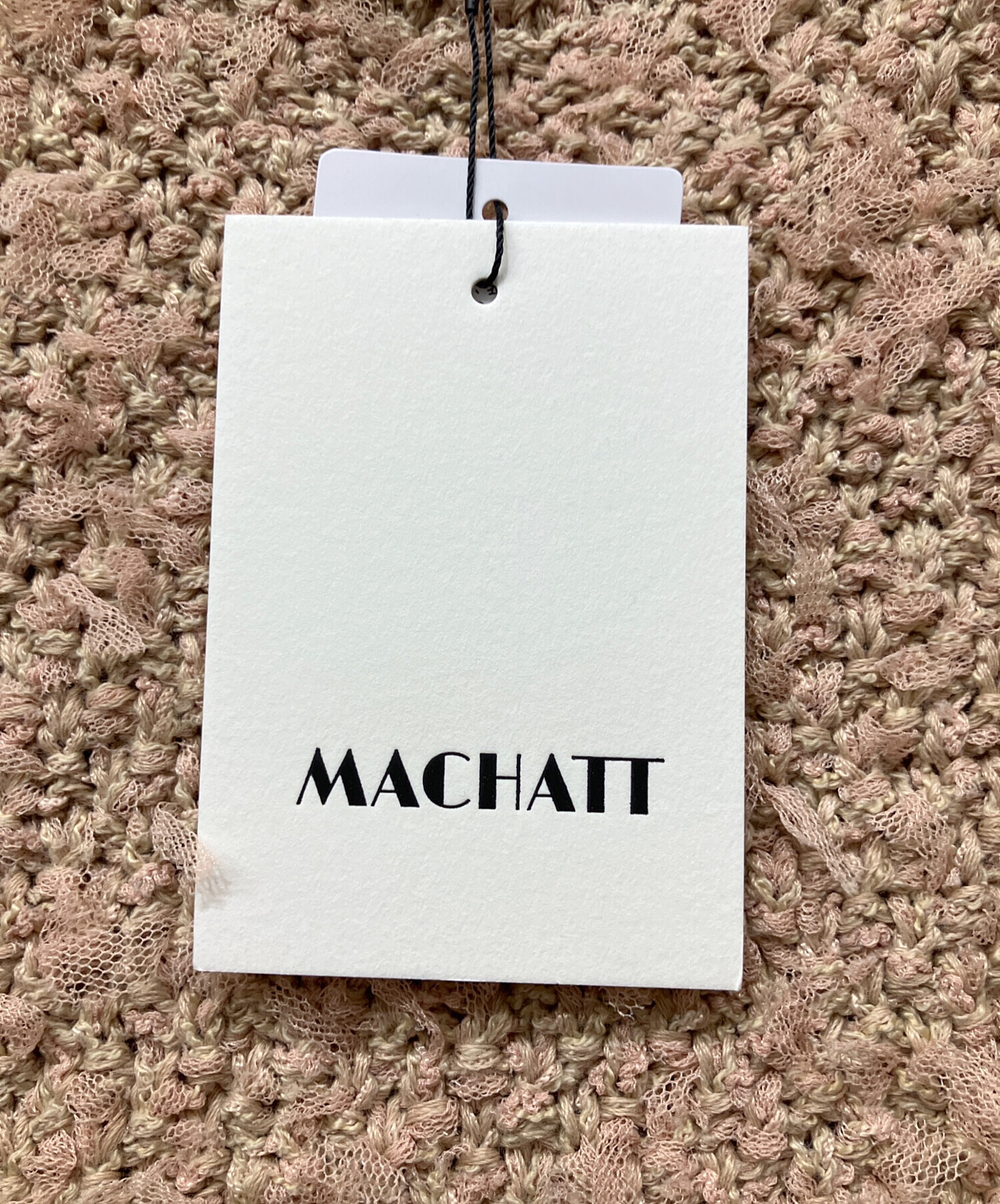 中古・古着通販】machatt (マチャット) チュールヤーンニットベスト