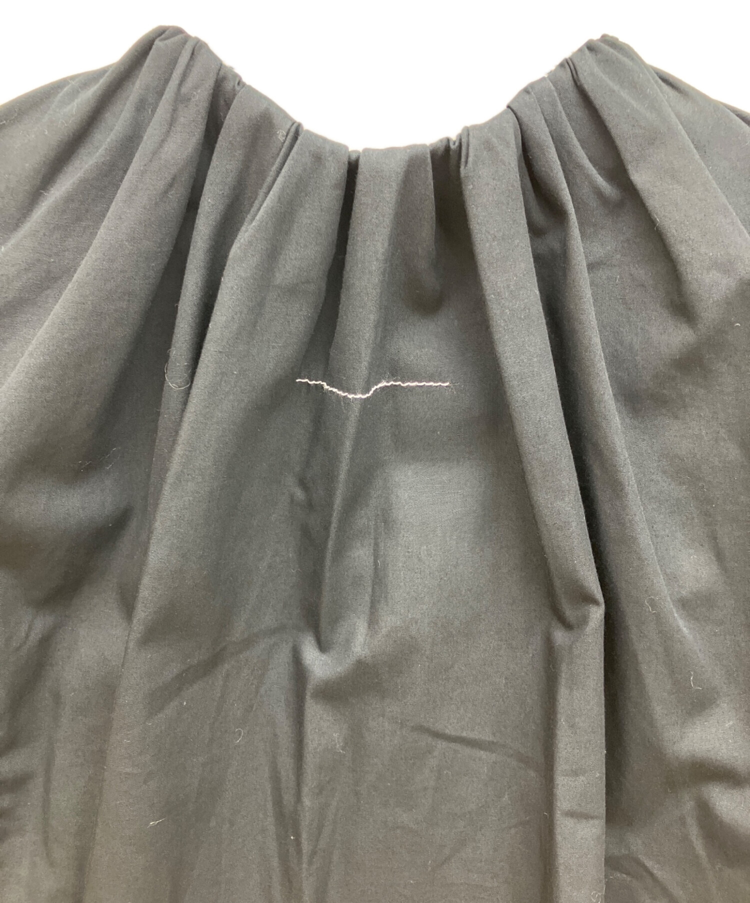 MM6 MAISON MARGIELA ワンピース　ネックギャザー　マルジェラ 中古・古着通販】MM6 Maison Margiela (エムエムシックスメゾン