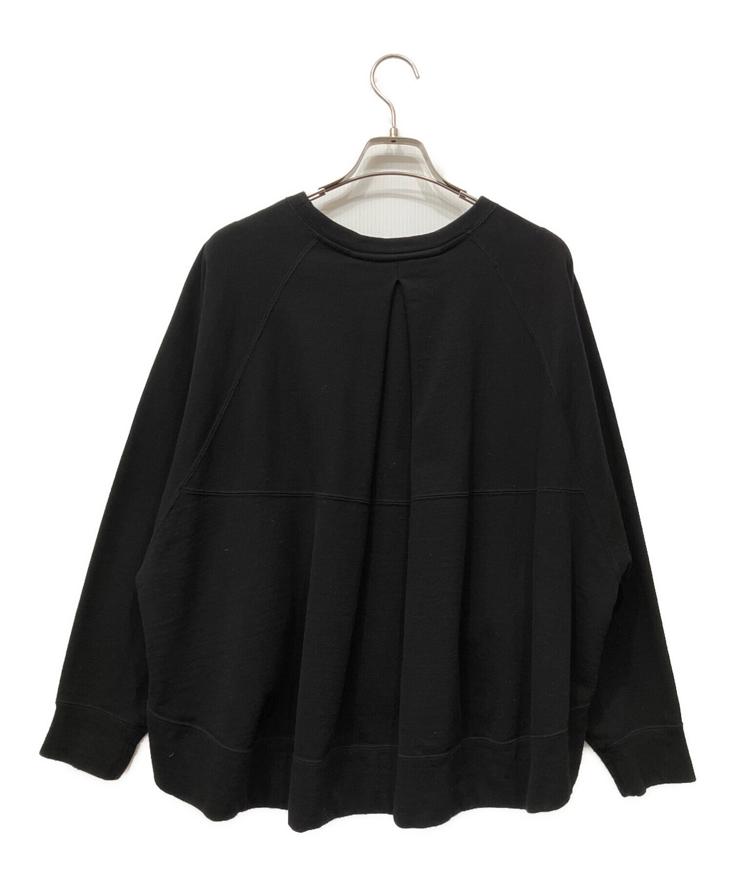 ADORE - ADORE リボーンコットンカットソー 黒 中古・古着通販】ADORE (アドーア) リボーンコットンカットソー