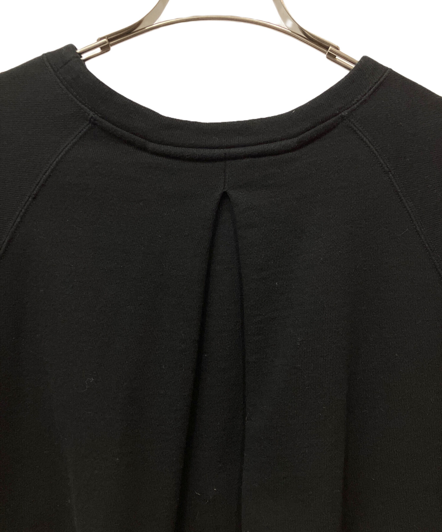 ADORE - ADORE リボーンコットンカットソー 黒 中古・古着通販】ADORE (アドーア) リボーンコットンカットソー