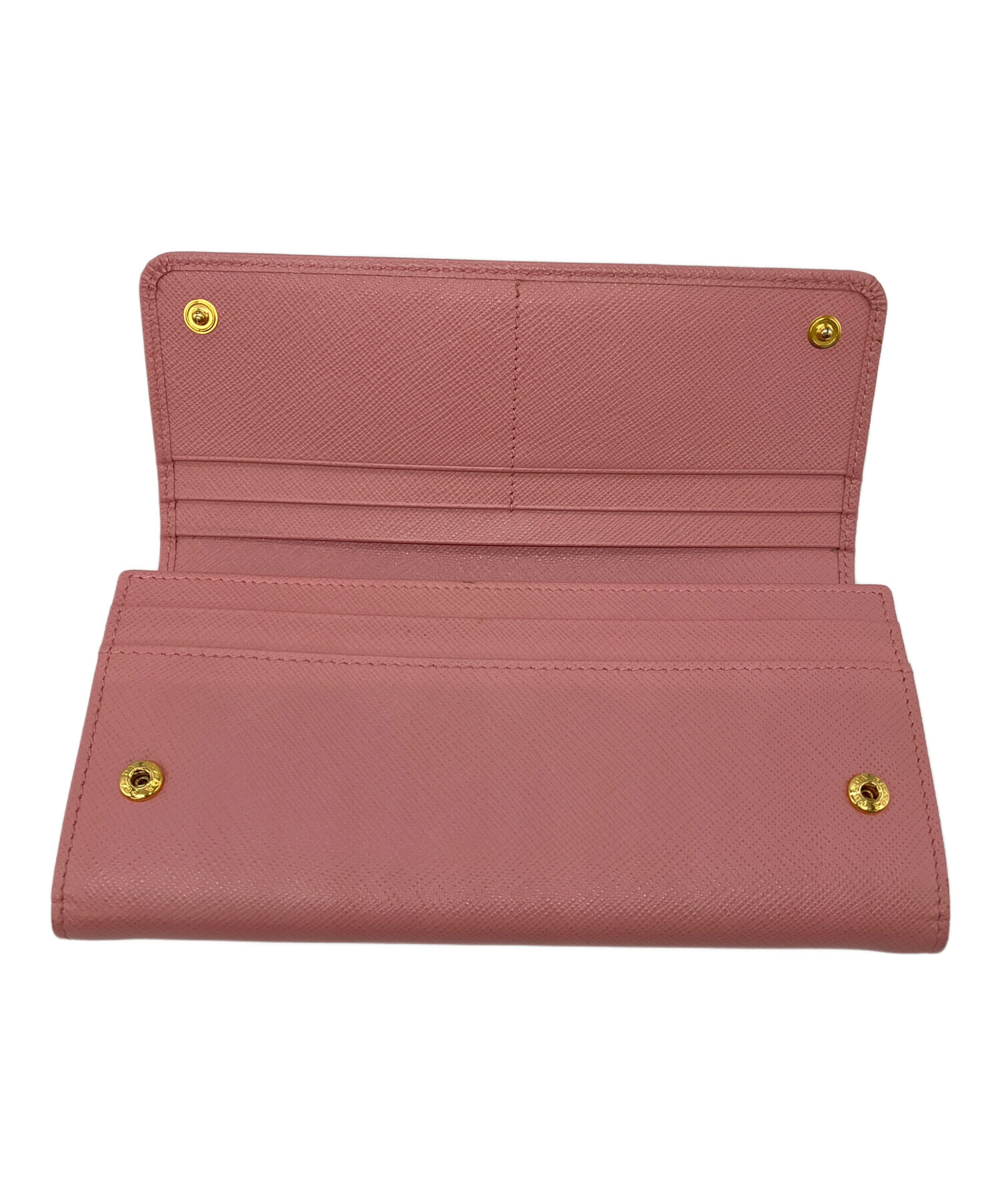 PRADA プラダ サフィアーノ リボンフラップ 長財布 1018-1 PRADA プラダ サフィアーノリボン フラップ 長財布 1018-⑥