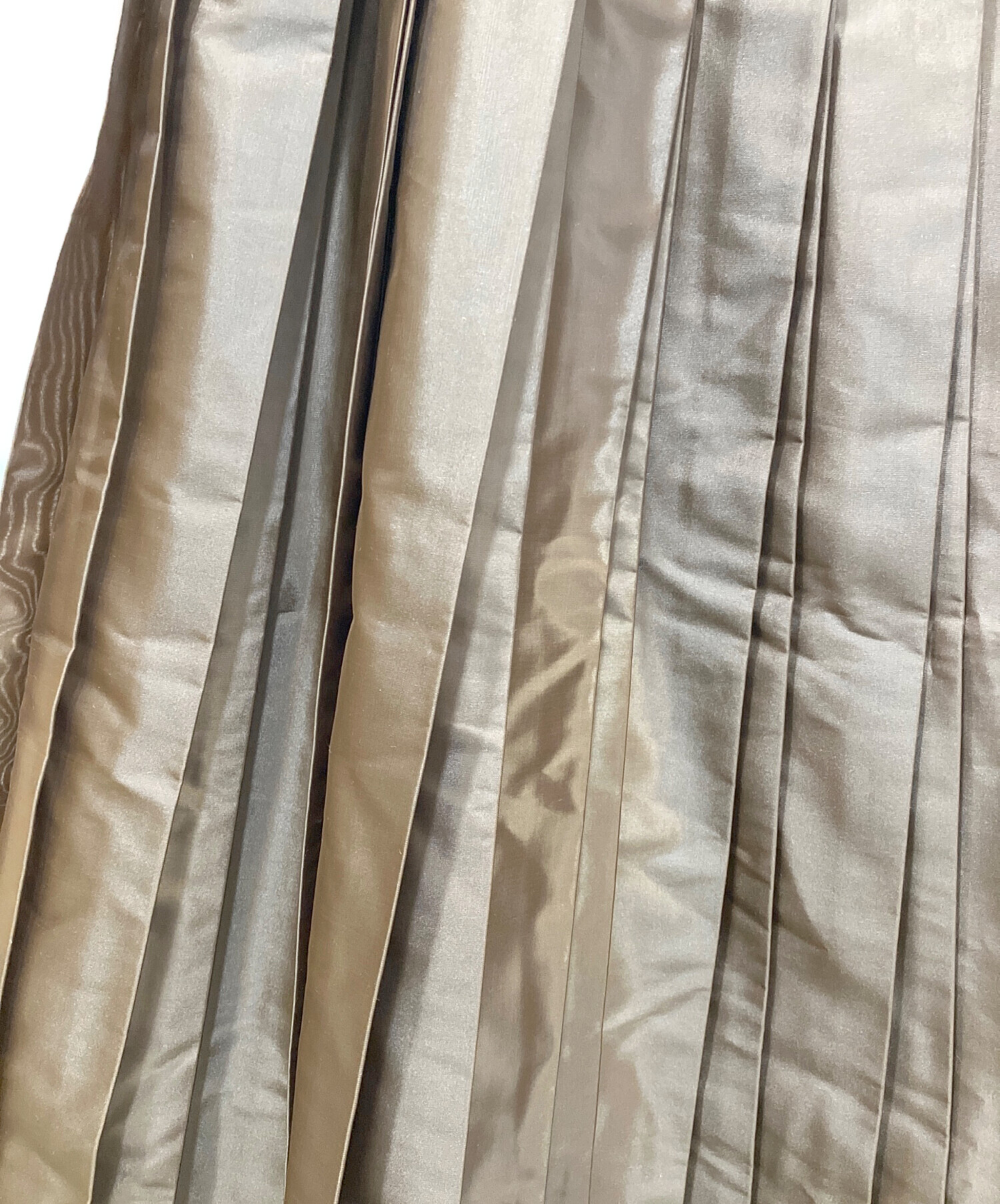 中古・古着通販】DRAWER (ドゥロワー) タフタプリーツスカート