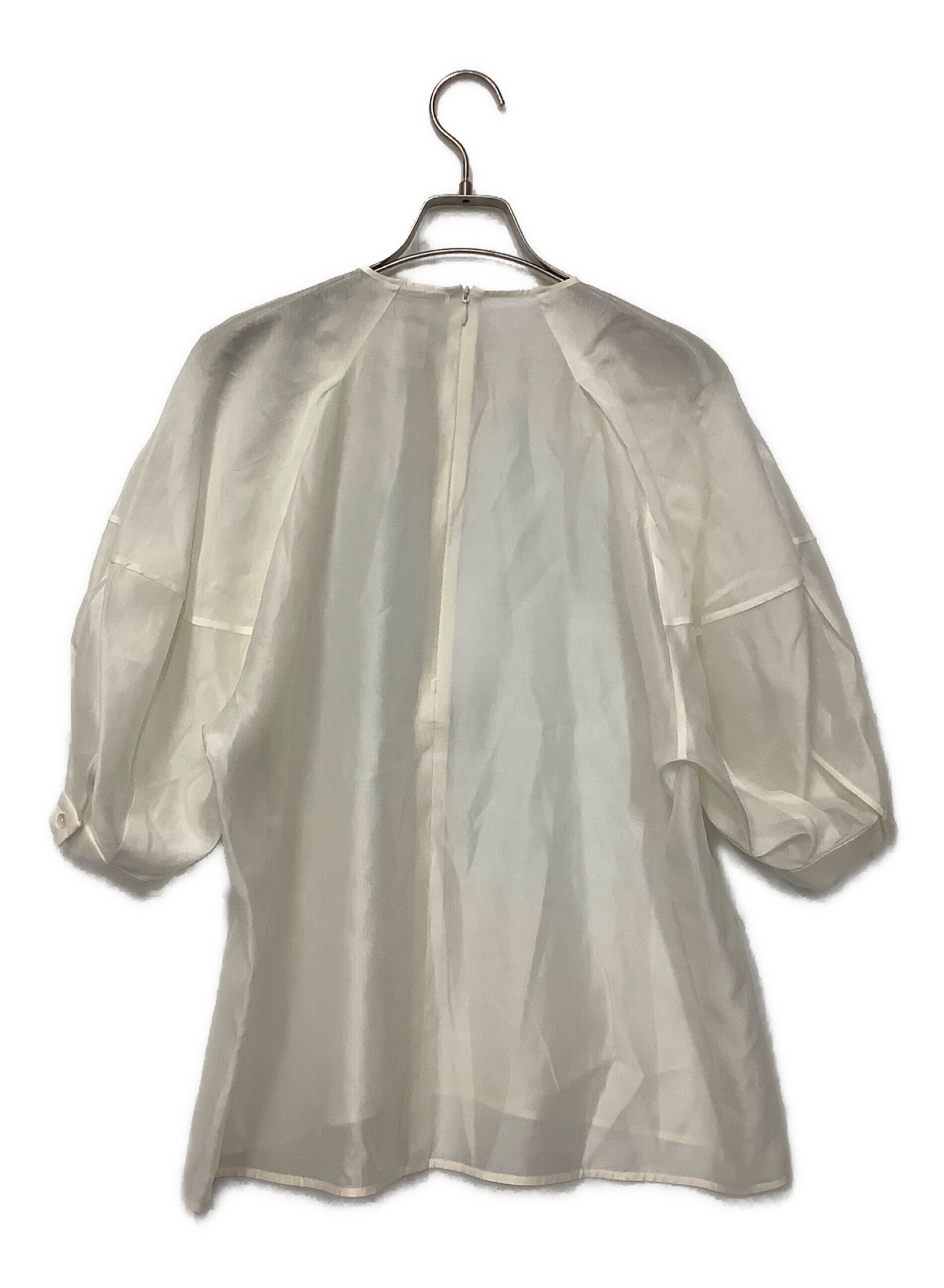 ブラミンク コットンシルクドルマンスリーブ　ブラウス　36 ブラミンク BLAMINK コットンシルク ドルマンスリーブ ブラウス 36