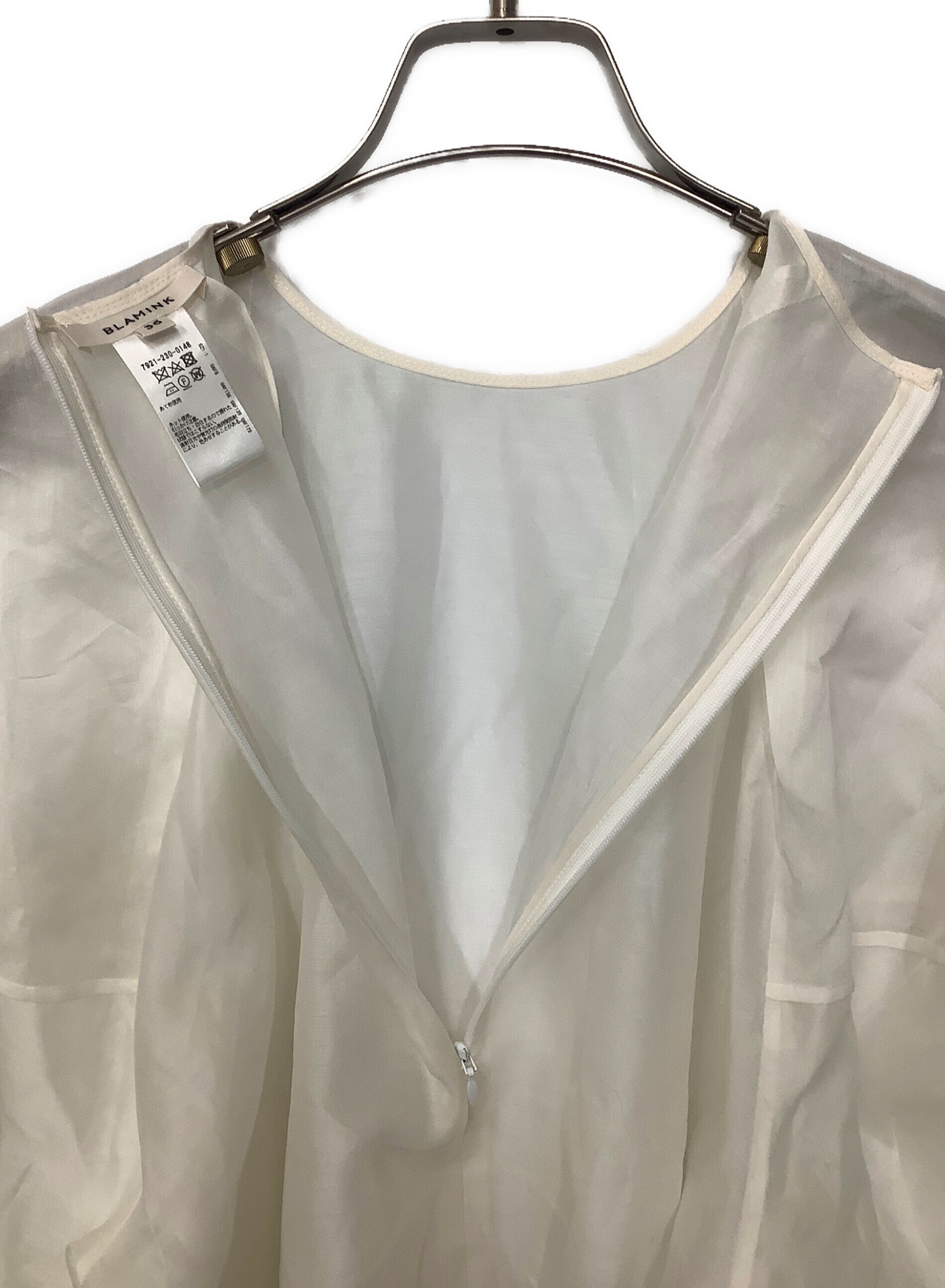 ブラミンク コットンシルクドルマンスリーブ　ブラウス　36 ブラミンク BLAMINK コットンシルク ドルマンスリーブ ブラウス 36