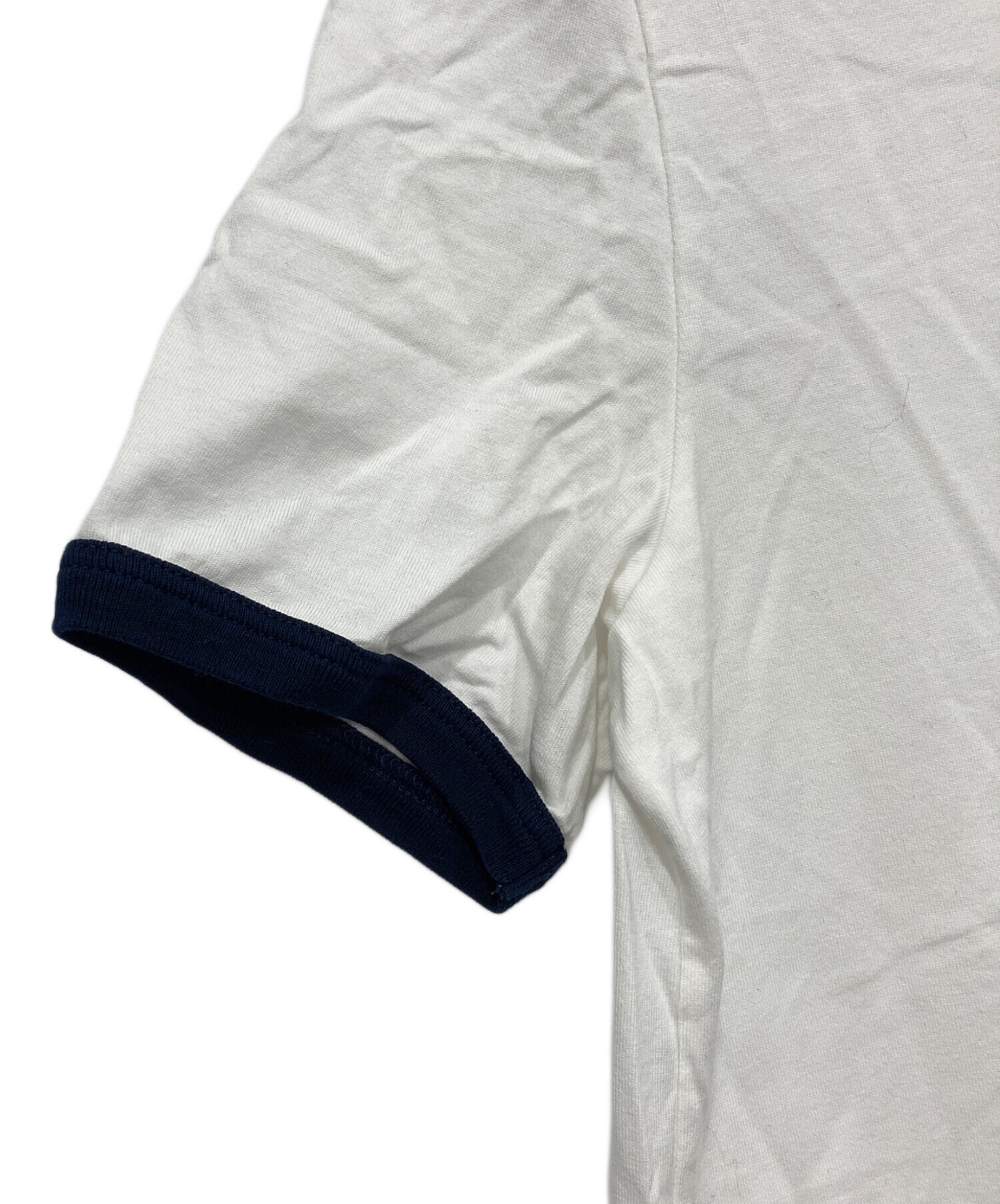 中古・古着通販】CELINE (セリーヌ) ロゴプリントリンガーTシャツ