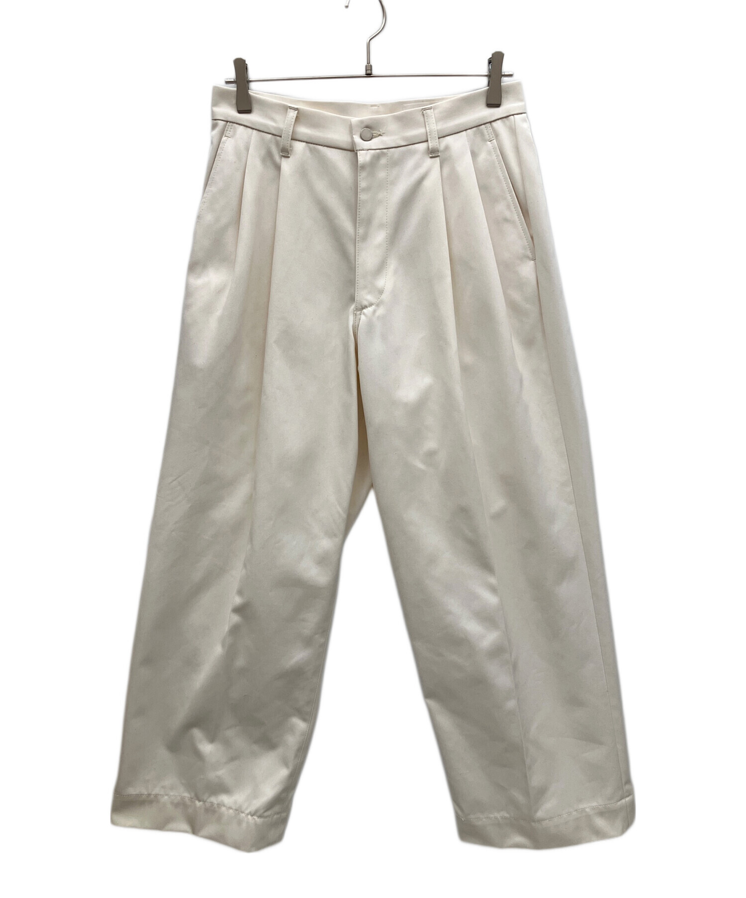 中古・古着通販】Cliche (クリーシェ) EX WIDE TROUSERS オフホワイト