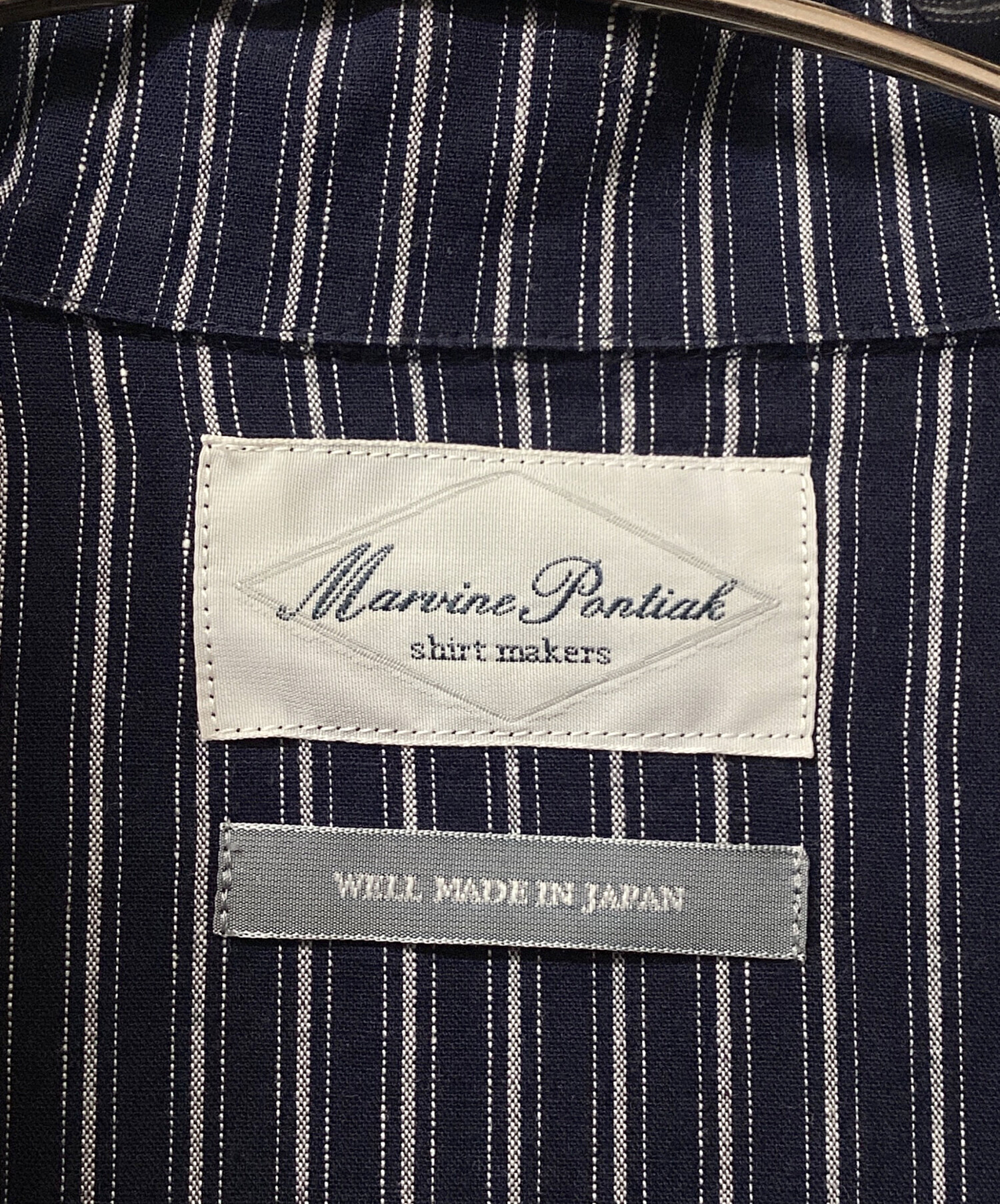 Marvine Pontiak Shirt Makers 3ボタンジャケット Marvine Pontiak shirt makers”3 Button Shirt Jacket Gray Shadow CH