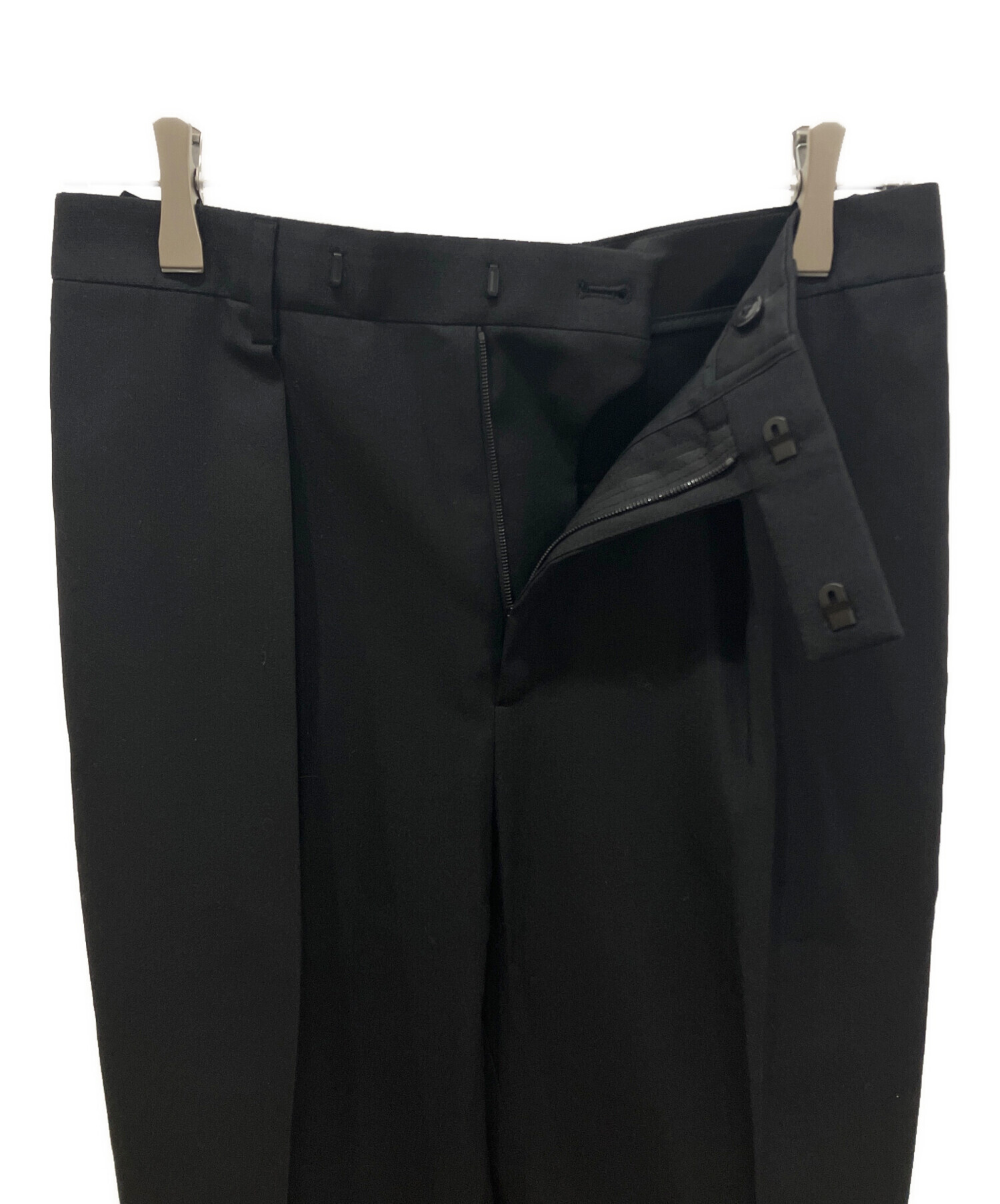 中古・古着通販】CELINE (セリーヌ) サイドラインスラックス ブラック