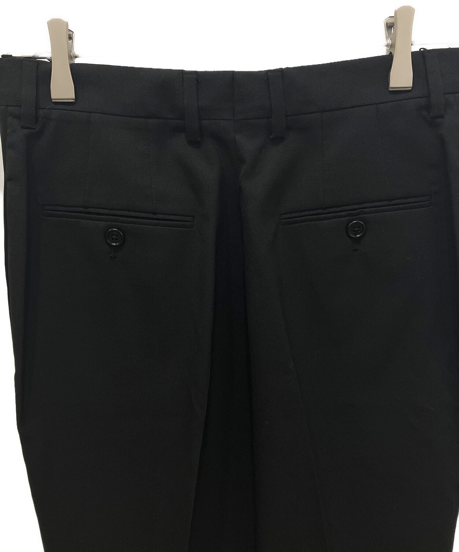 中古・古着通販】CELINE (セリーヌ) サイドラインスラックス ブラック