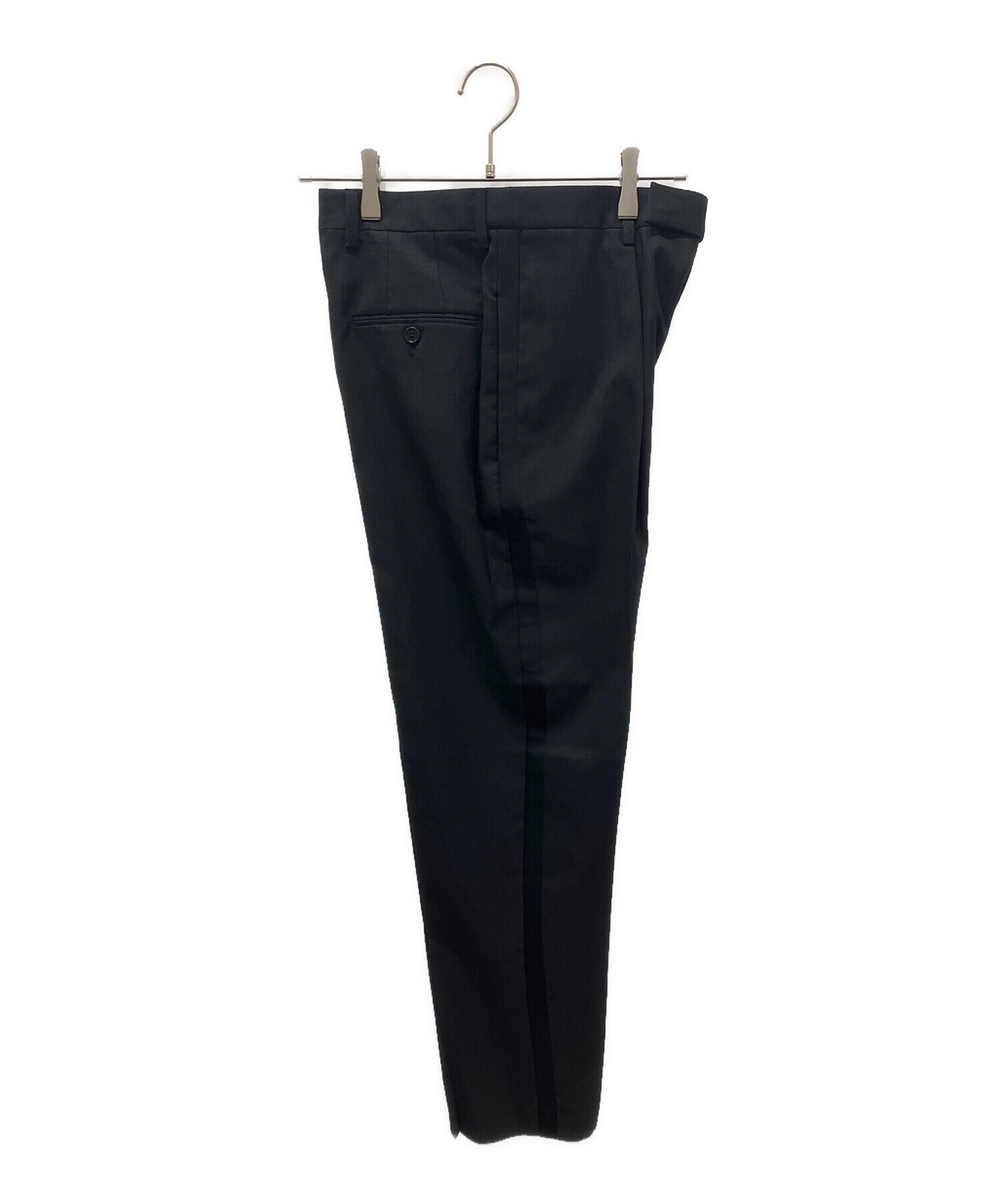 中古・古着通販】CELINE (セリーヌ) サイドラインスラックス ブラック