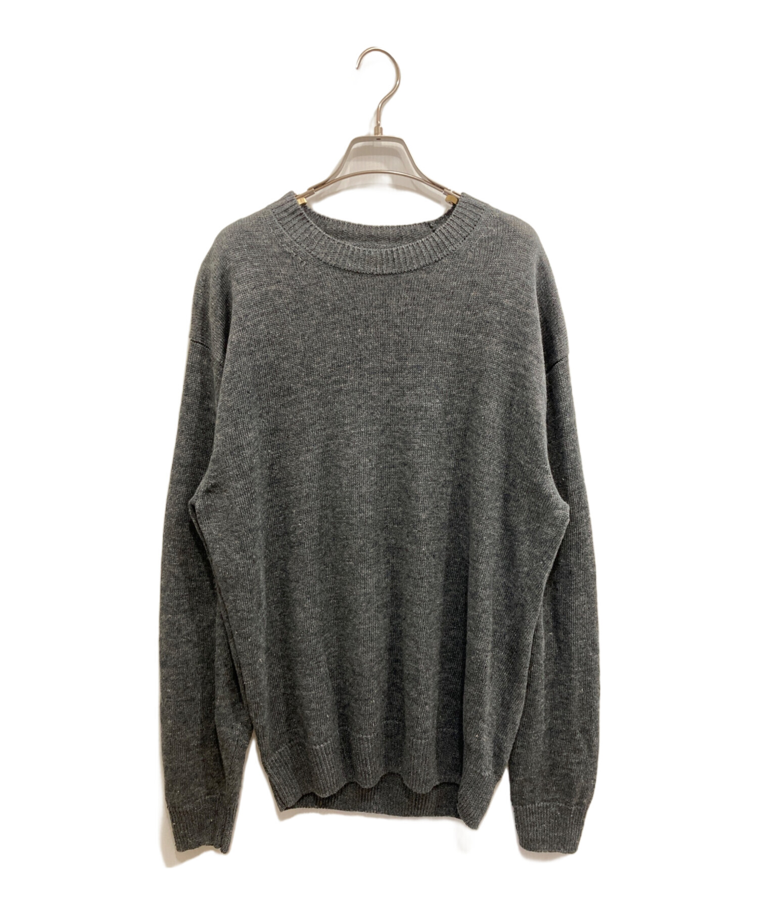 中古・古着通販】BATONER (バトナ―) WASHED HIGH COUNT LINEN CREW