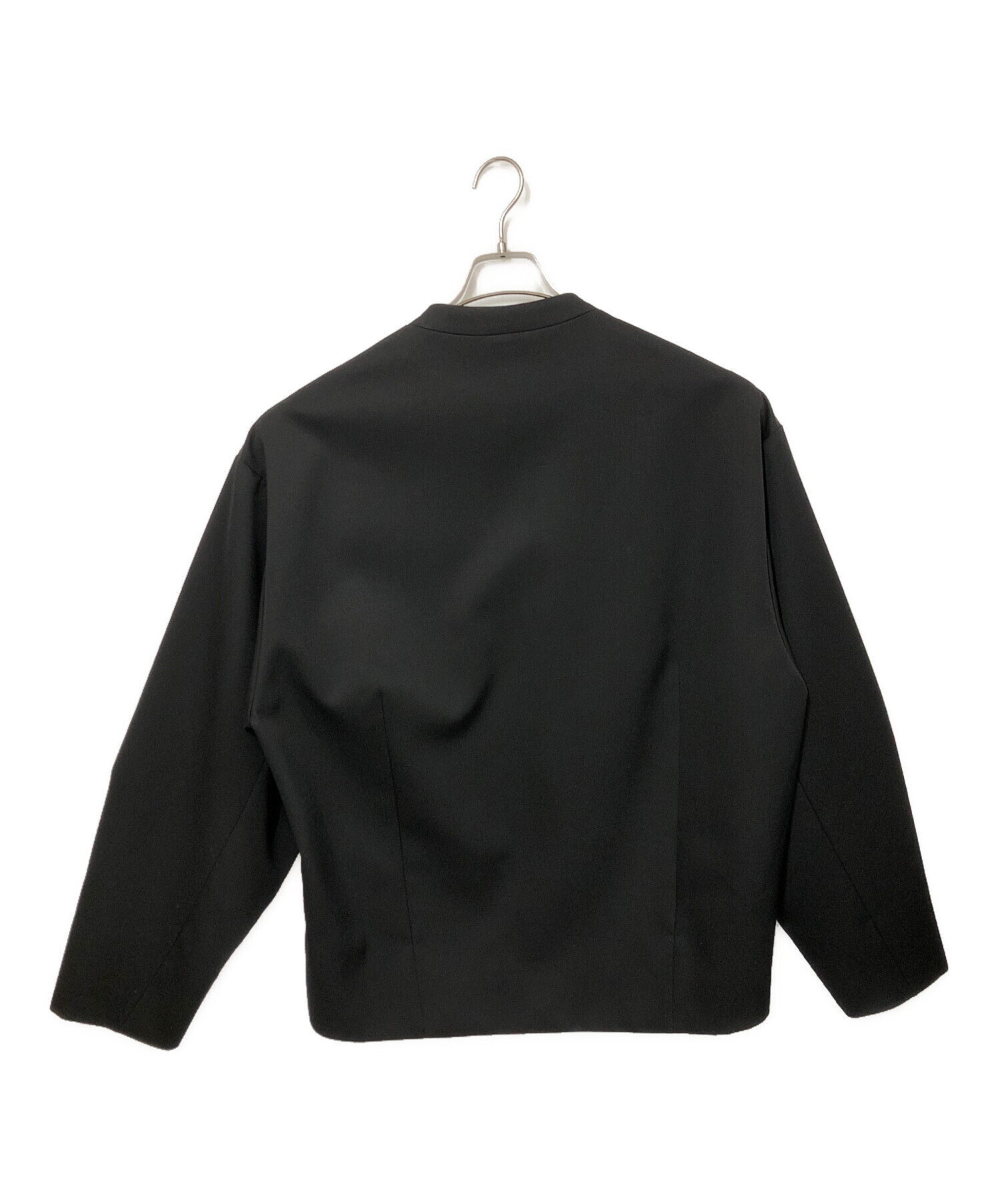 シュタイン ANGULAR ZIP JACKET 中古・古着通販】ssstein (シュタイン) ANGULAR ZIP JACKET ブラック