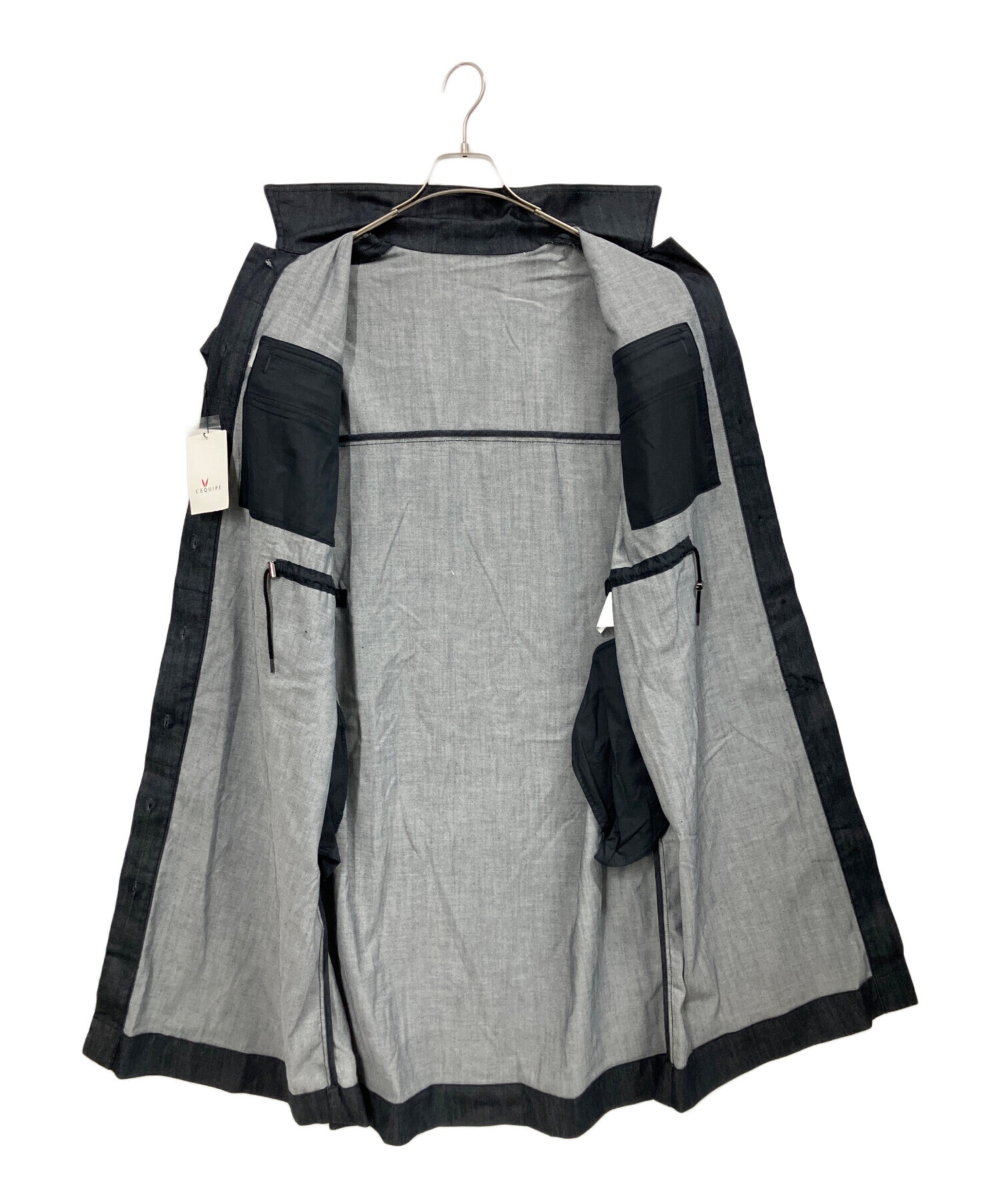 中古・古着通販】L'EQUIPE (レキップ) デニムロングシャツワンピース