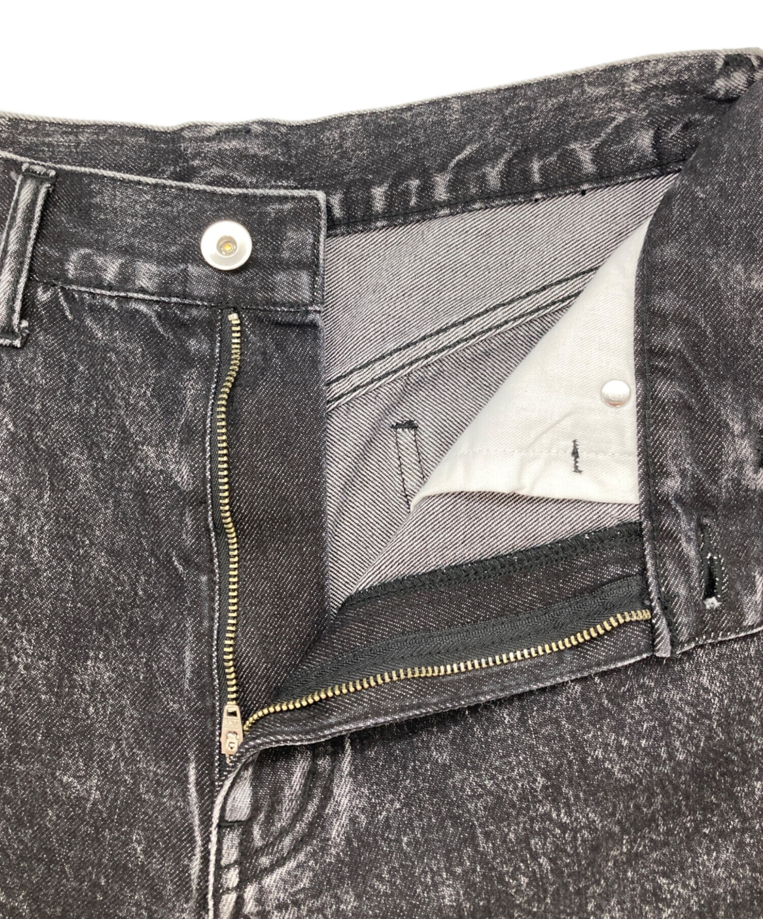 中古・古着通販】CTHY (シティ) 超甘撚り VINTAGE WIDE JEANS ブラック 