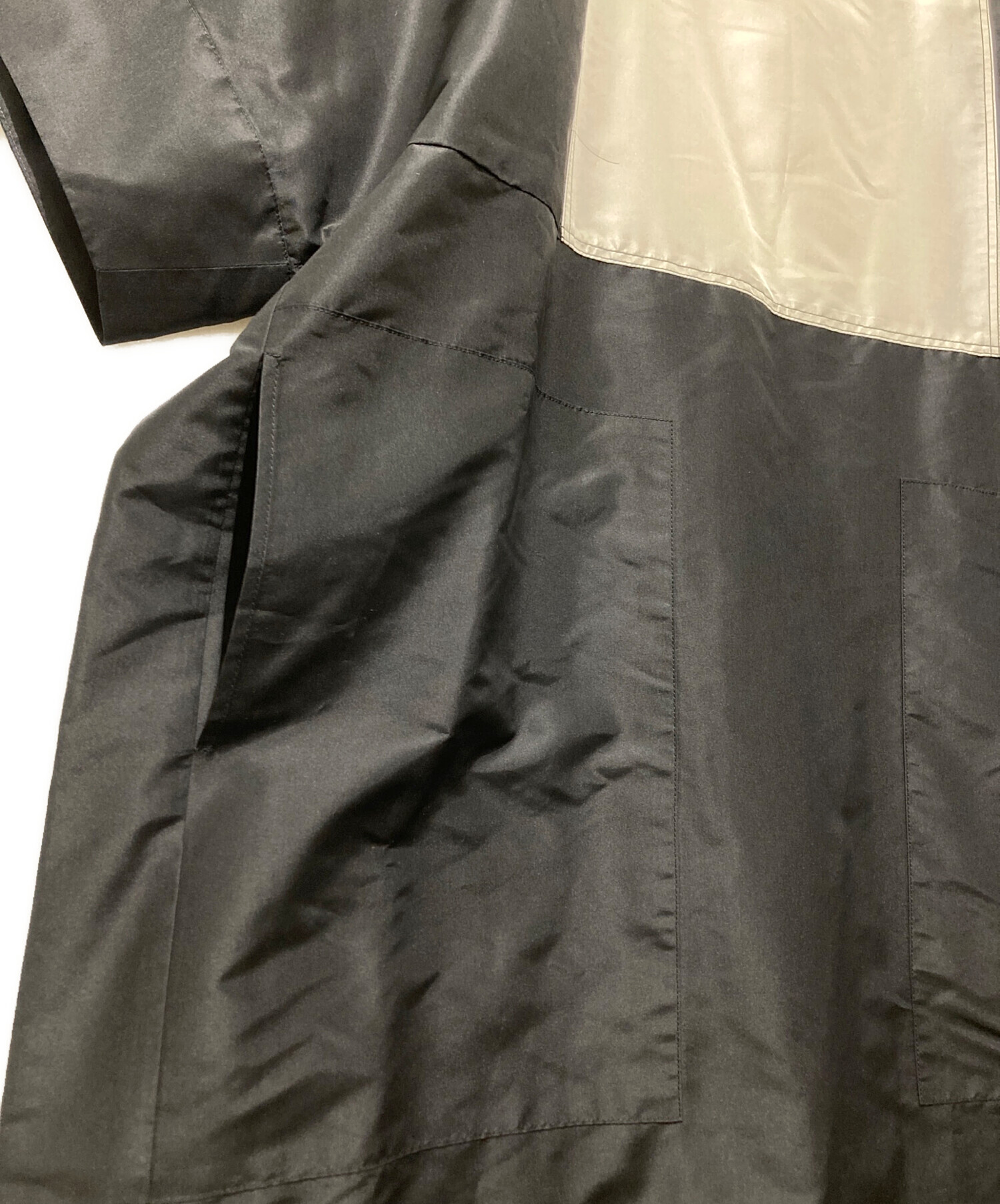 中古・古着通販】MORSE (モールス) パネルカット シルクワンピース 