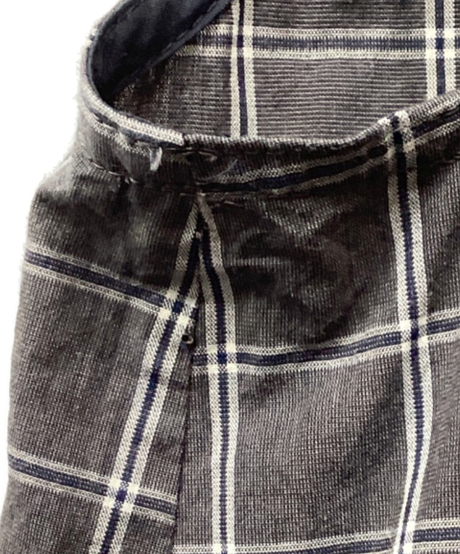 美品✨ドゥロワー　SUMMER1 チェックフレンチスリーブワンピース　2024 中古・古着通販】DRAWER (ドゥロワー) M.SUMMER1 チェックフレンチ