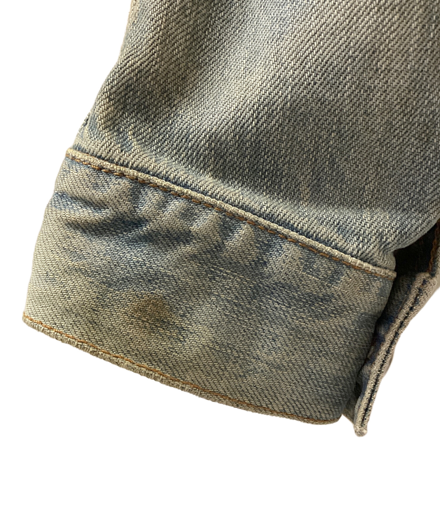 中古・古着通販】BALMAIN (バルマン) デニムジャケット ブルー サイズ