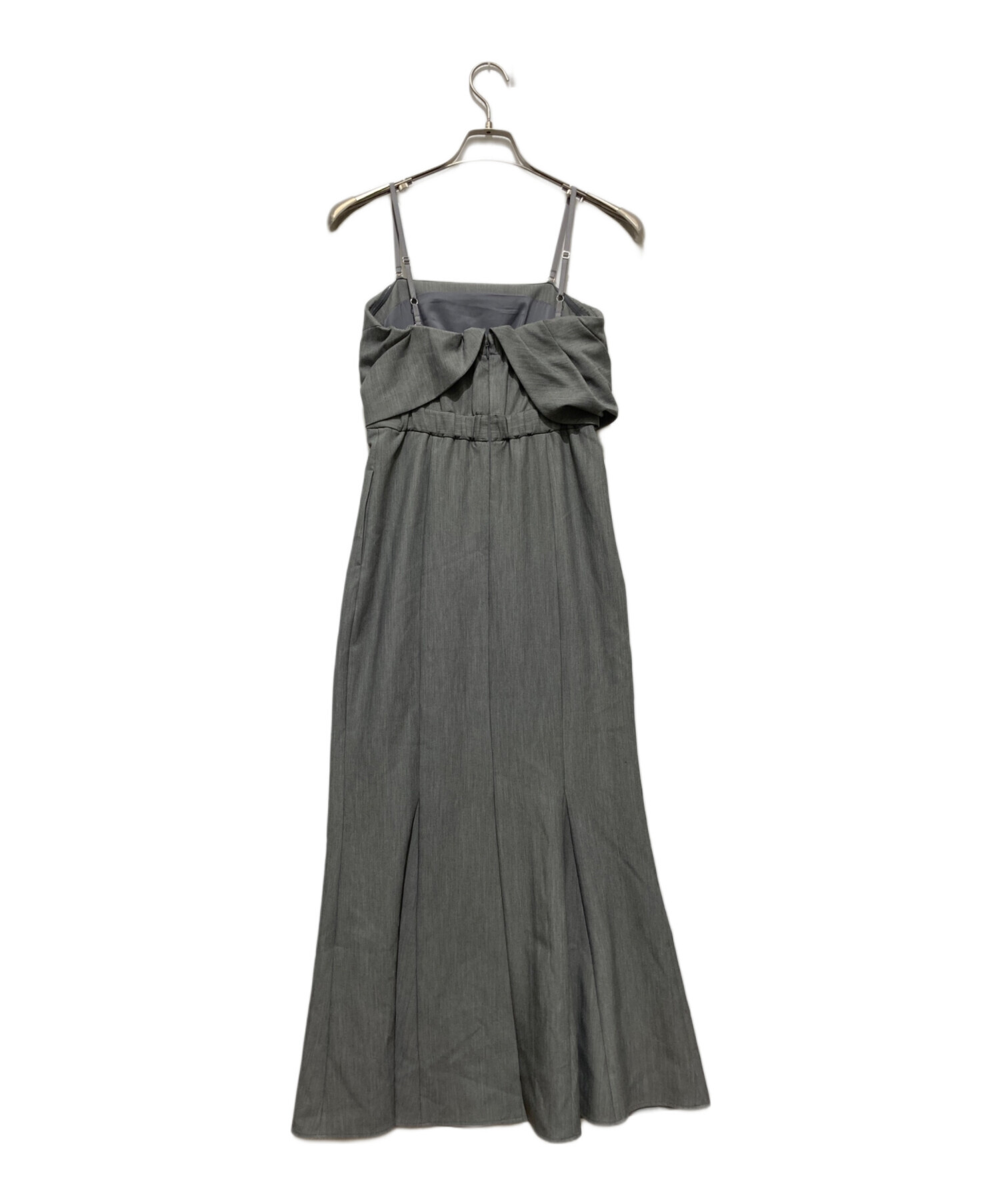 Aimeine エメイン　ドレープベアマーメイドワンピース 中古・古着通販】Aimeine (エメイン) ドレープベアマーメイド
