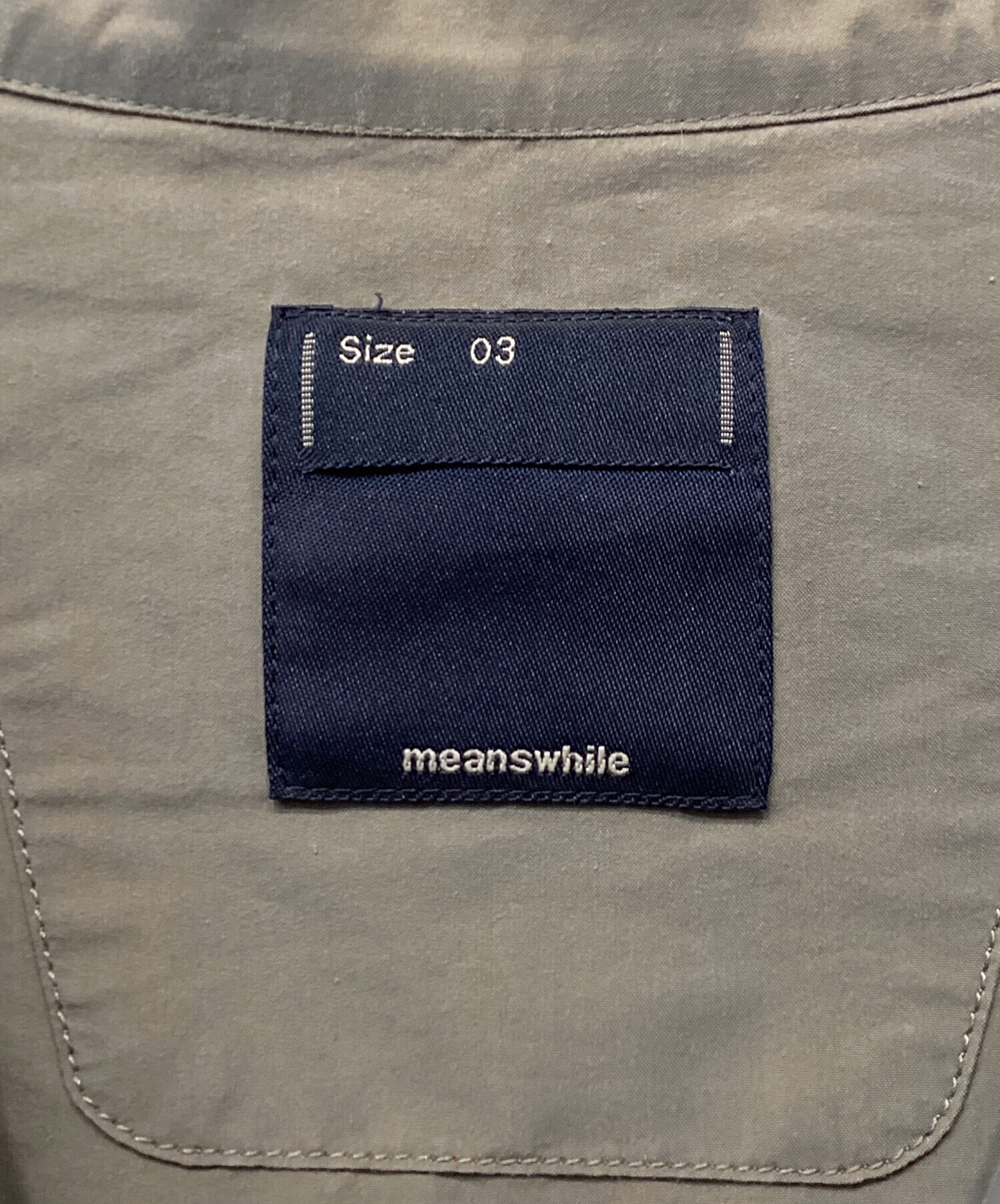 中古・古着通販】meanswhile (ミーンズワイル) Officer