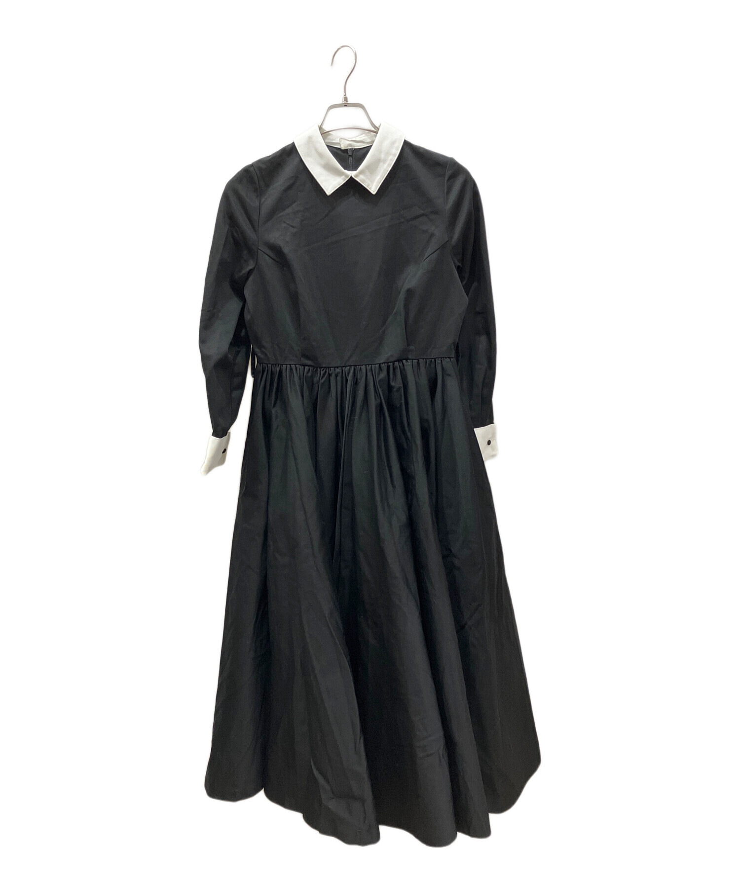 中古・古着通販】foufou (フーフー) double cuffs bicolor one piece