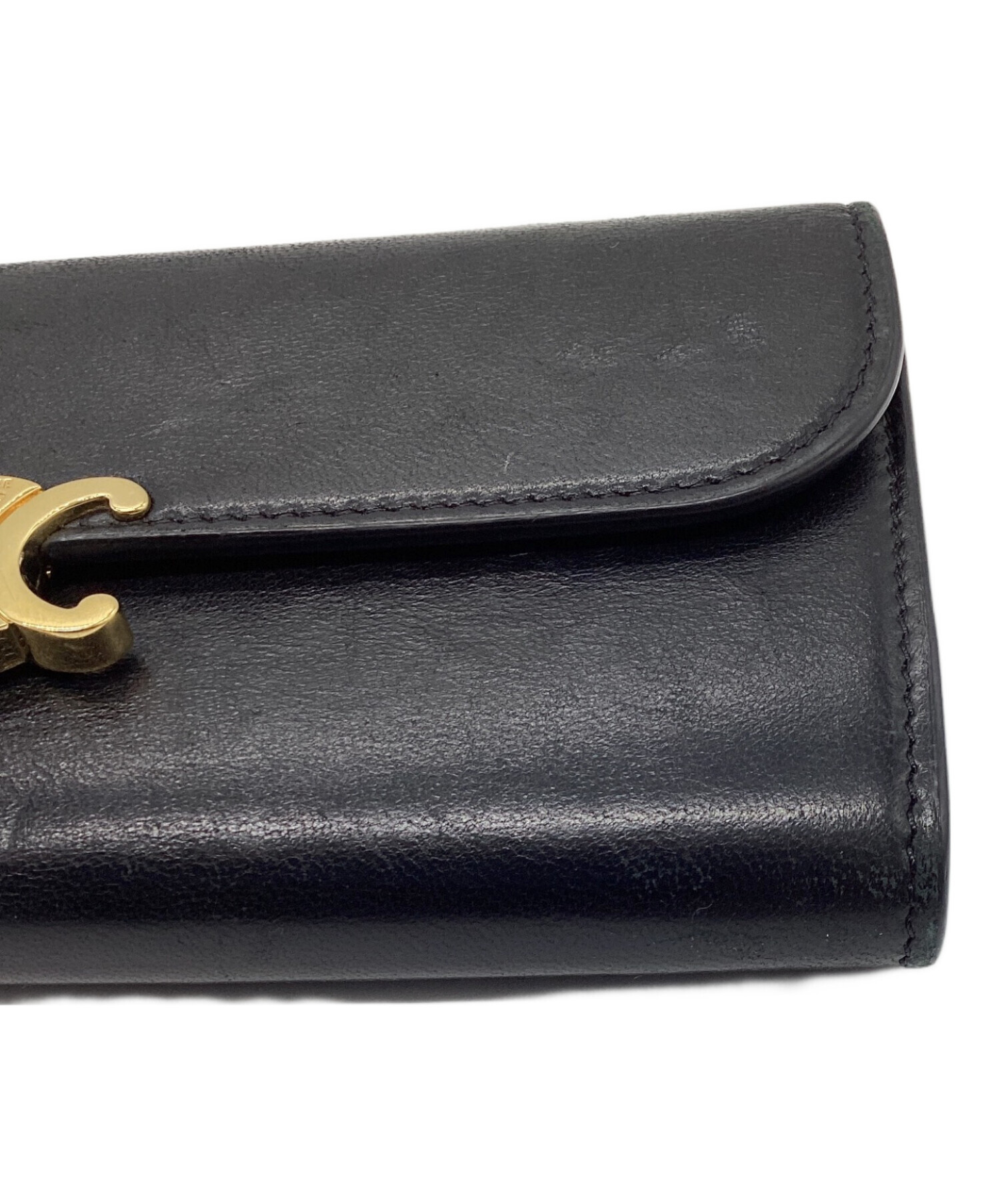 中古・古着通販】CELINE (セリーヌ) ラージフラップウォレット