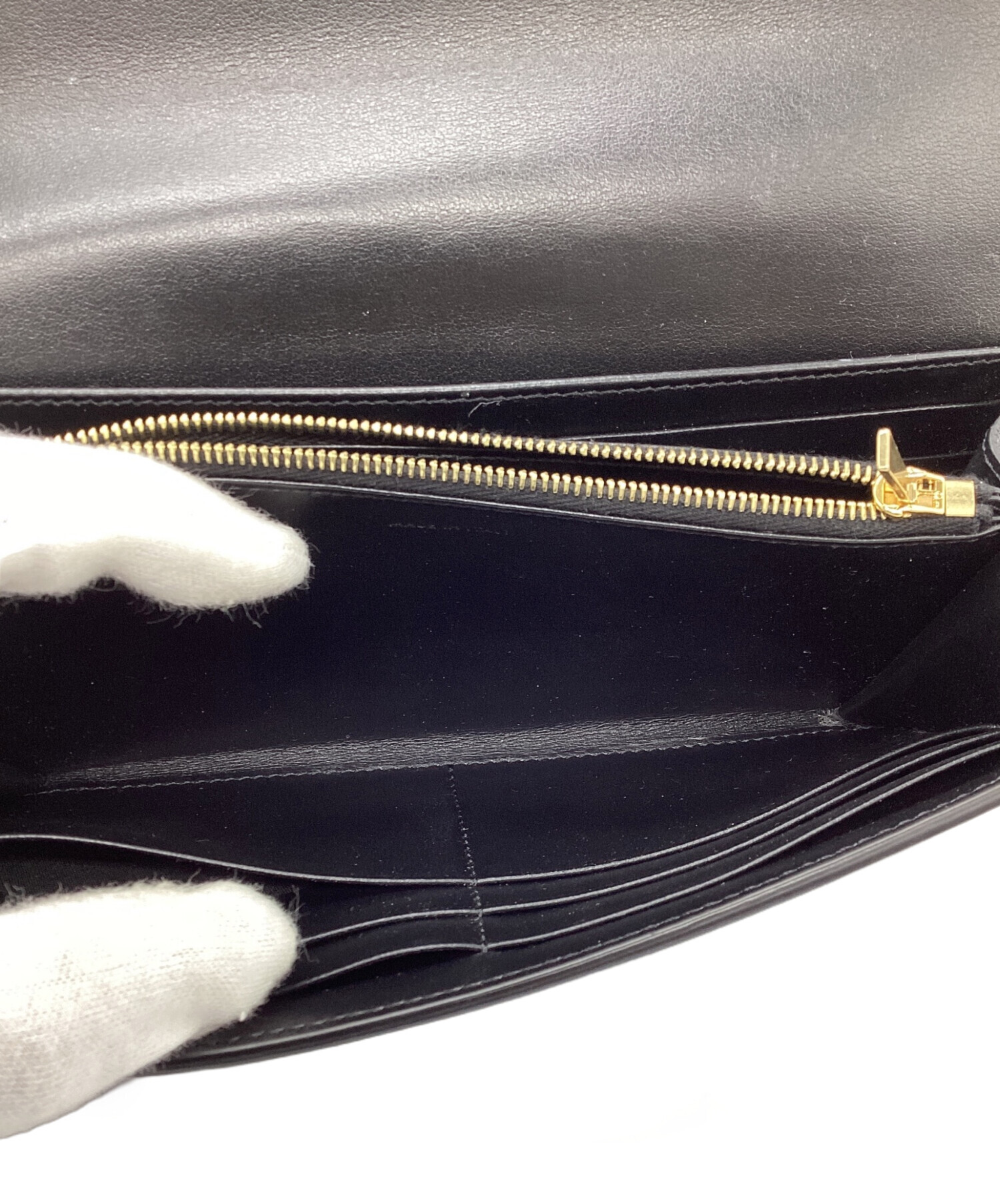 中古・古着通販】CELINE (セリーヌ) ラージフラップウォレット