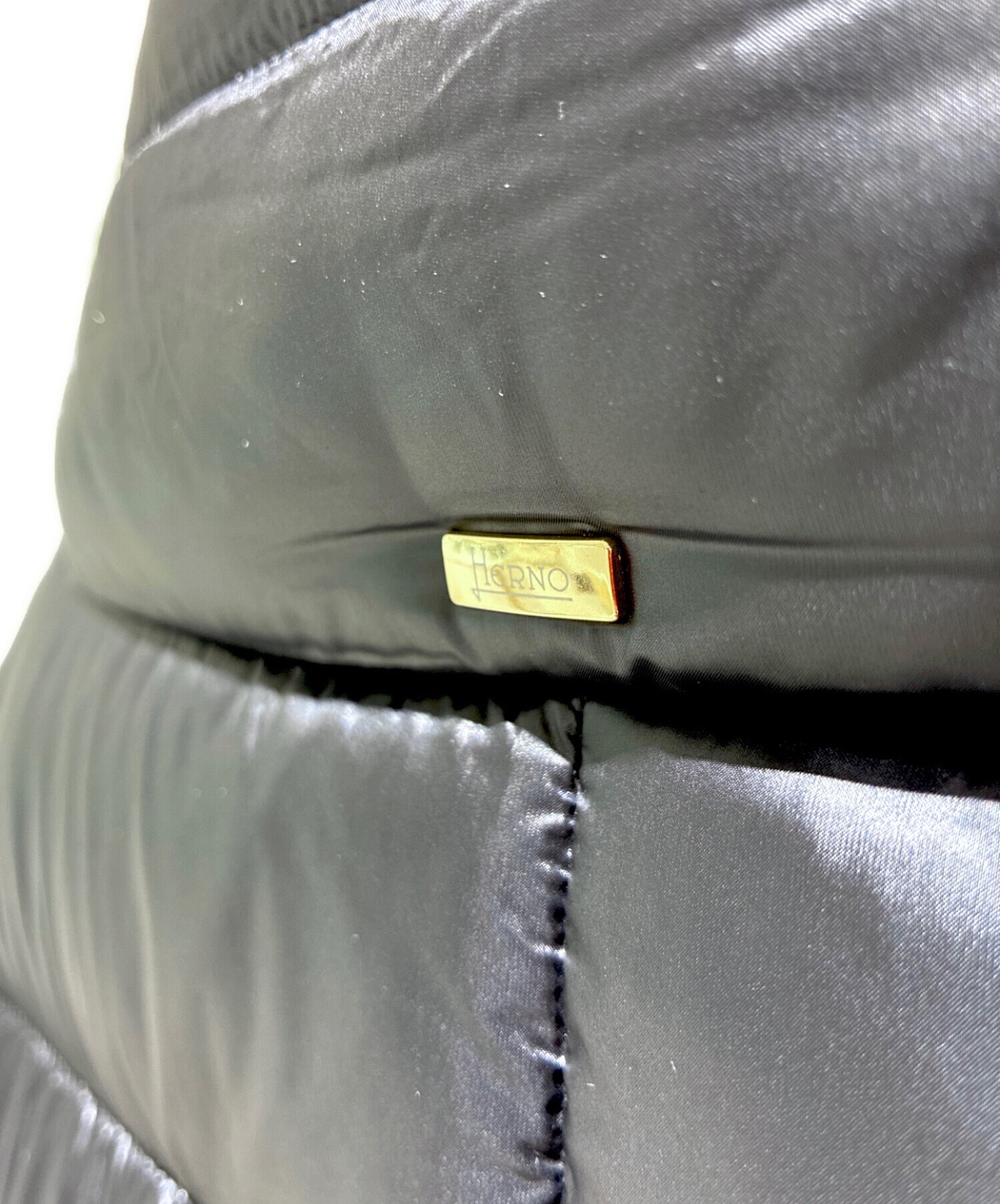 中古・古着通販】HERNO (ヘルノ) ダウンコート ブラック サイズ:38 未 