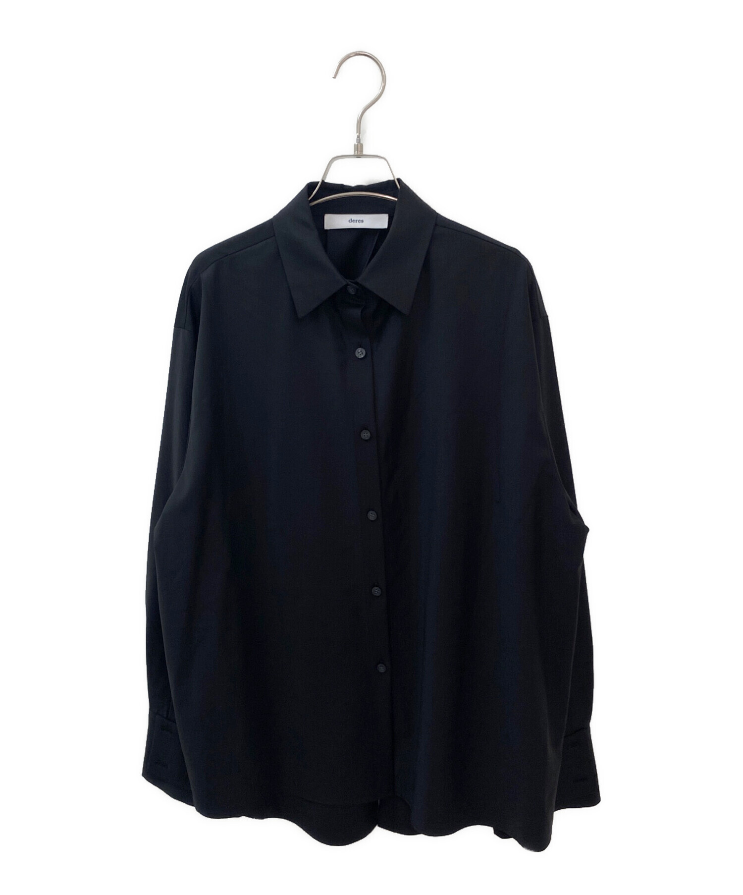 deres デレス double layered shirt jacket
