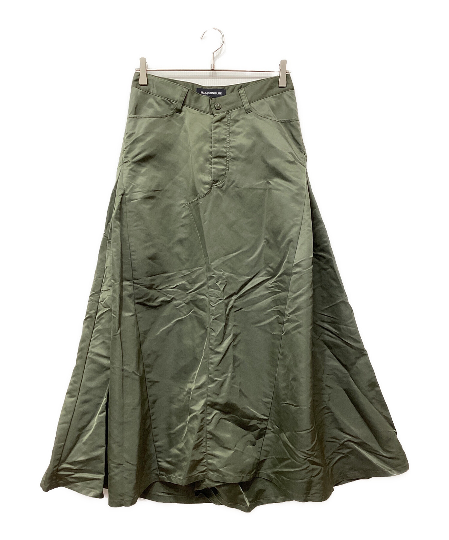 MADISON BLUE 5POCKET FLARE SKオリーブグリーン 00 中古・古着通販】MADISON BLUE (マディソンブルー) 5POCKET FLARE SK