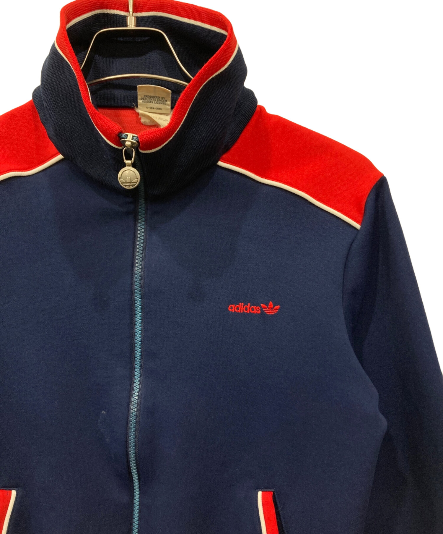 中古・古着通販】adidas (アディダス) トラックジャケット ネイビー