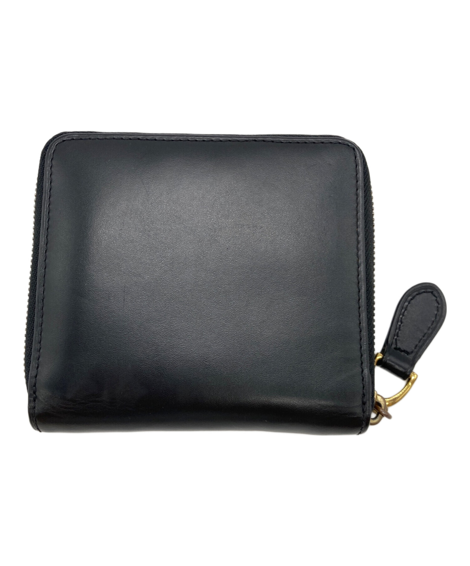 中古・古着通販】RALPH LAUREN (ラルフローレン) 2つ折り財布 ブラック 