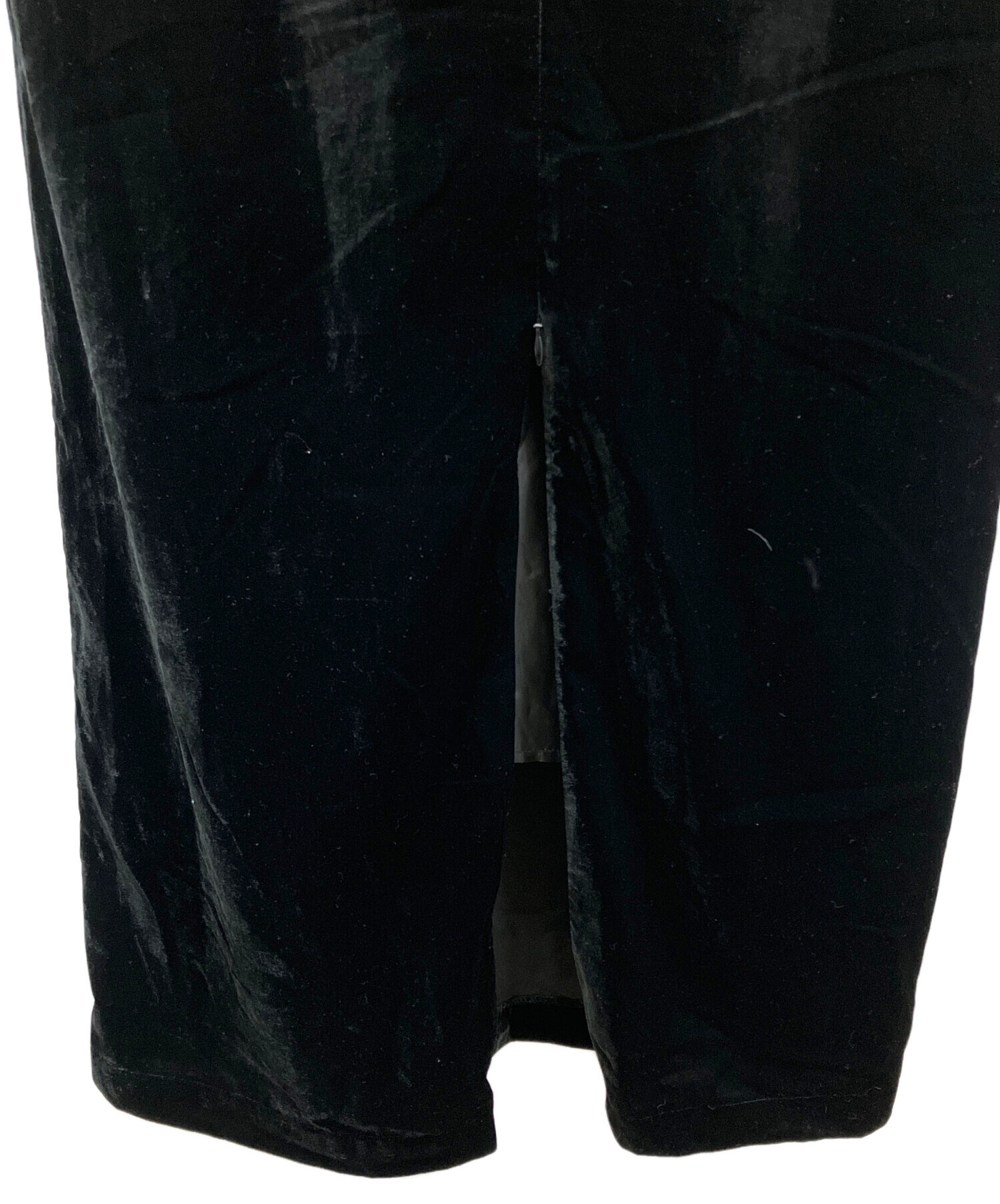 anuke ベロアバルーンワンピース 38Mサイズ 中古・古着通販】anuke (アンヌーク) ベロアバルーンワンピース