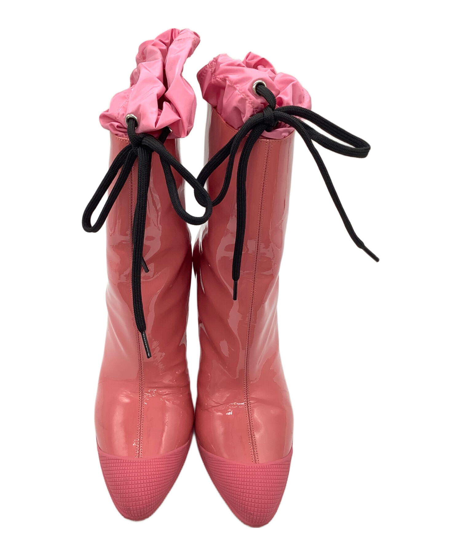 中古・古着通販】MIU MIU (ミュウミュウ) ピンヒールエナメルブーツ