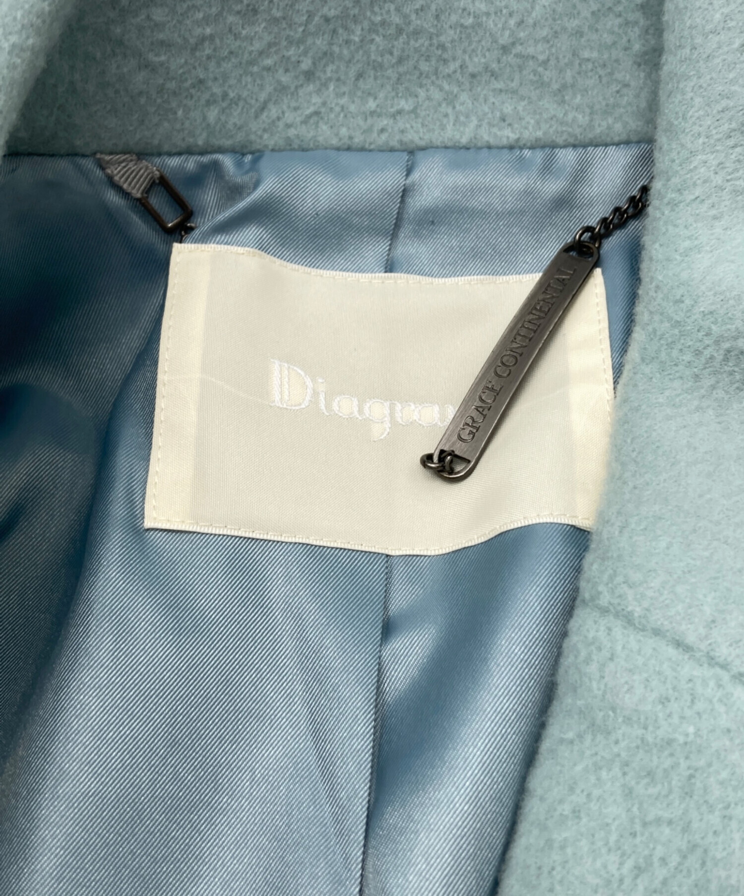 中古・古着通販】Diagram (ダイアグラム) フォックスハーフピーコート