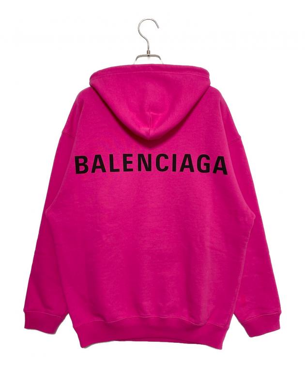 中古・古着通販】BALENCIAGA (バレンシアガ) ロゴプリントパーカー