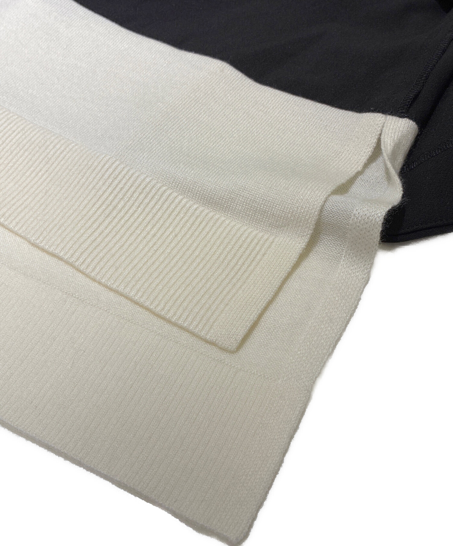 中古・古着通販】ENFOLD (エンフォルド) KNIT-LAYERED PULLOVER