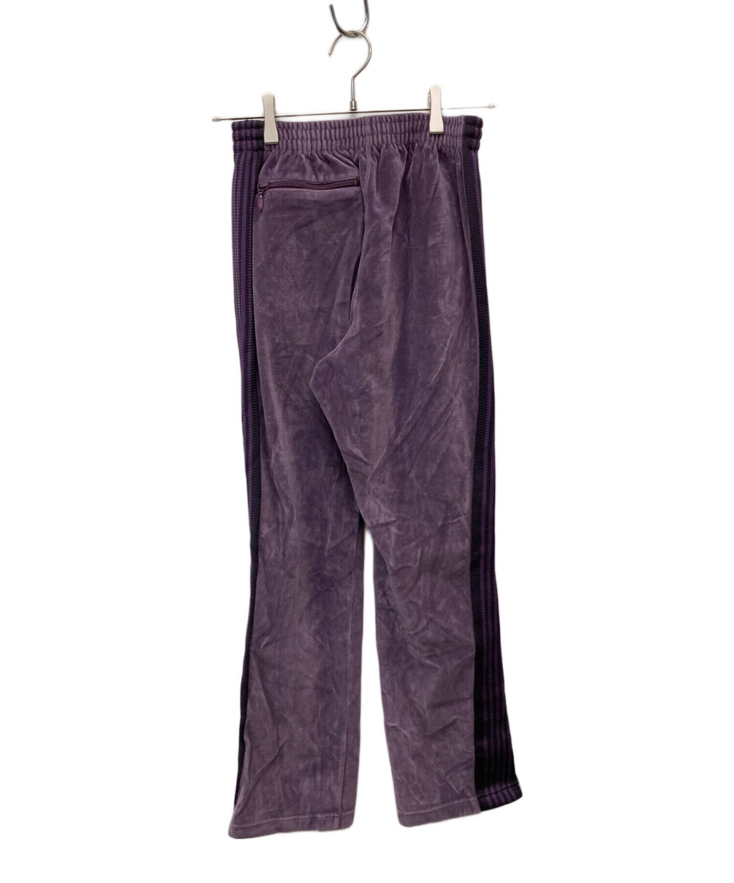 中古・古着通販】Needles (ニードルズ) ベロアトラックパンツ パープル