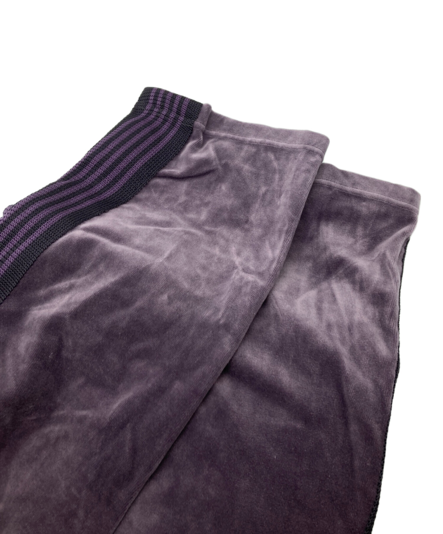 中古・古着通販】Needles (ニードルズ) ベロアトラックパンツ パープル