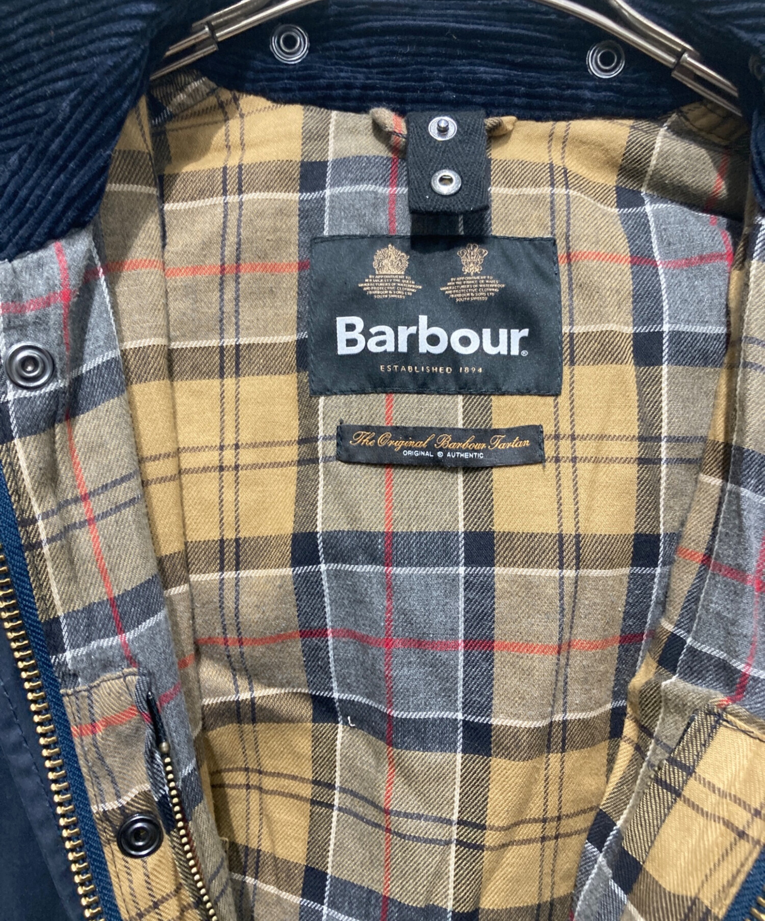 中古・古着通販】Barbour (バブアー) Border Wax Jacket/オイルド 中古・古着通販】Barbour (バブアー) Border Wax Jacket/オイルド